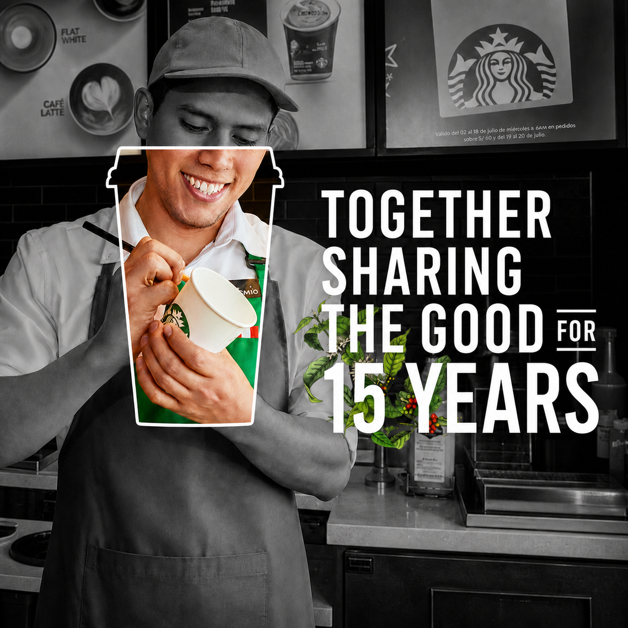 15 Years Together - Starbucks