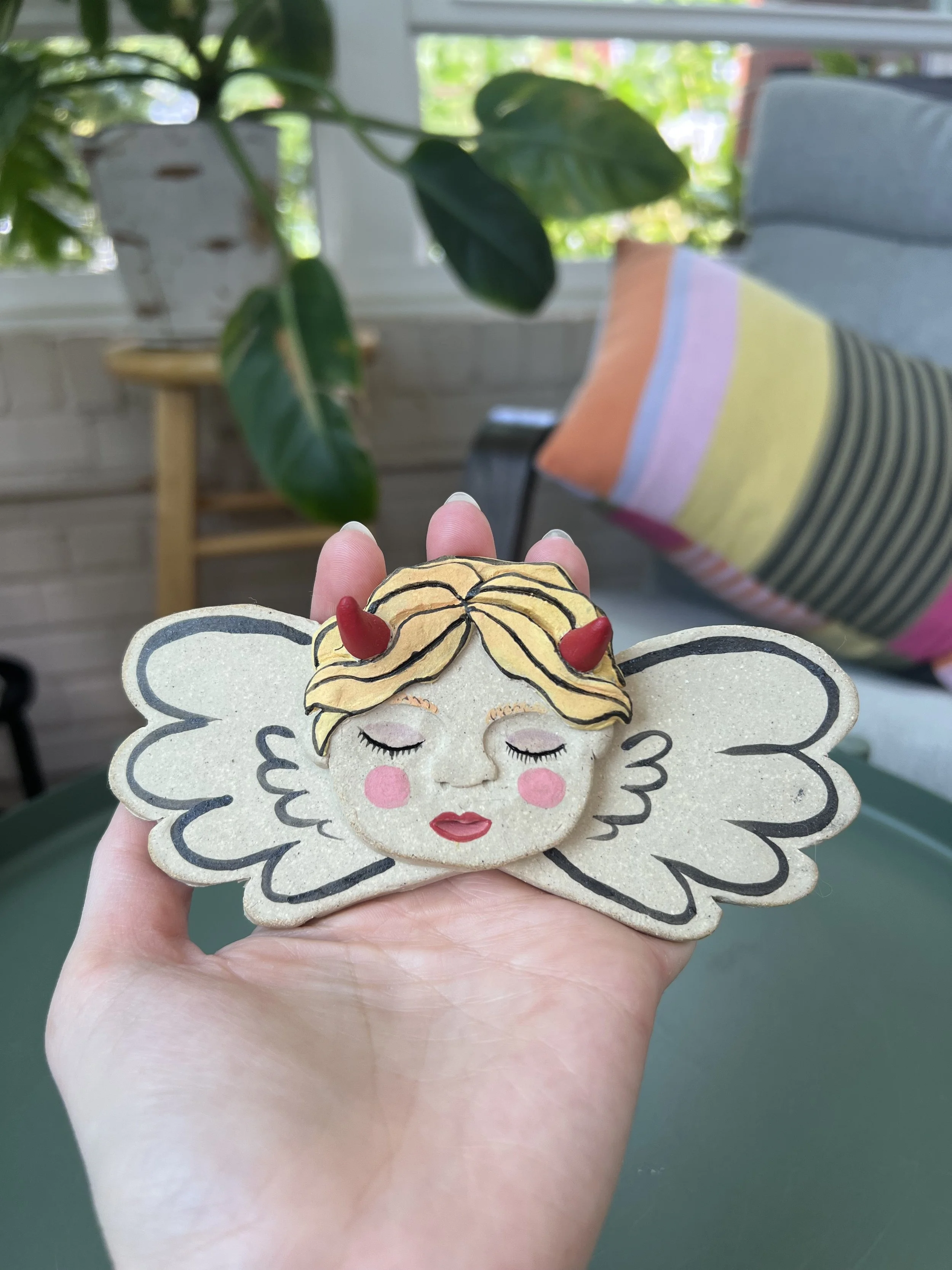 cherub wall hanging