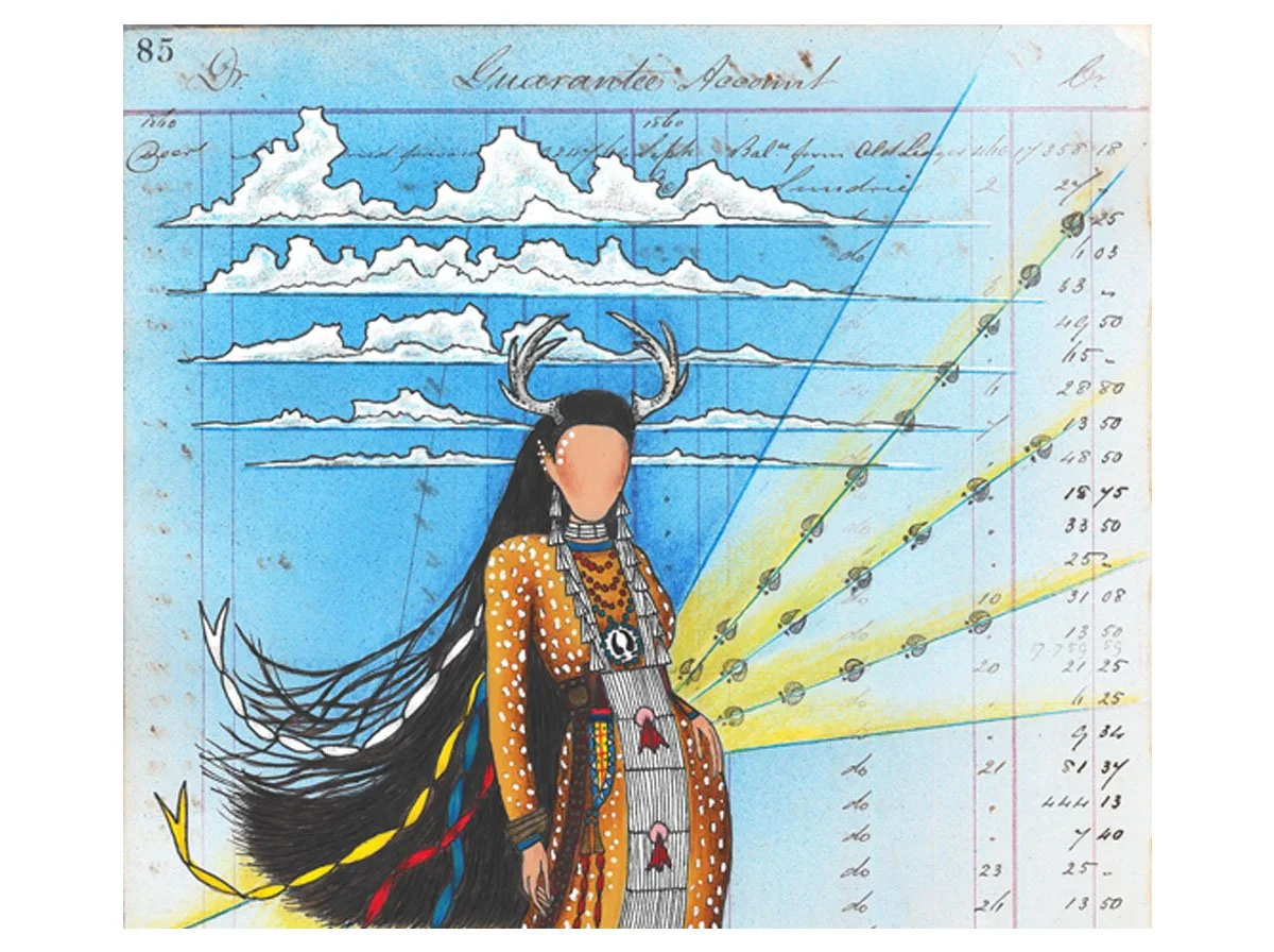 Deer Woman- website ledger art pic 2.jpg