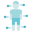 Illustration of patient receiving acupuncture