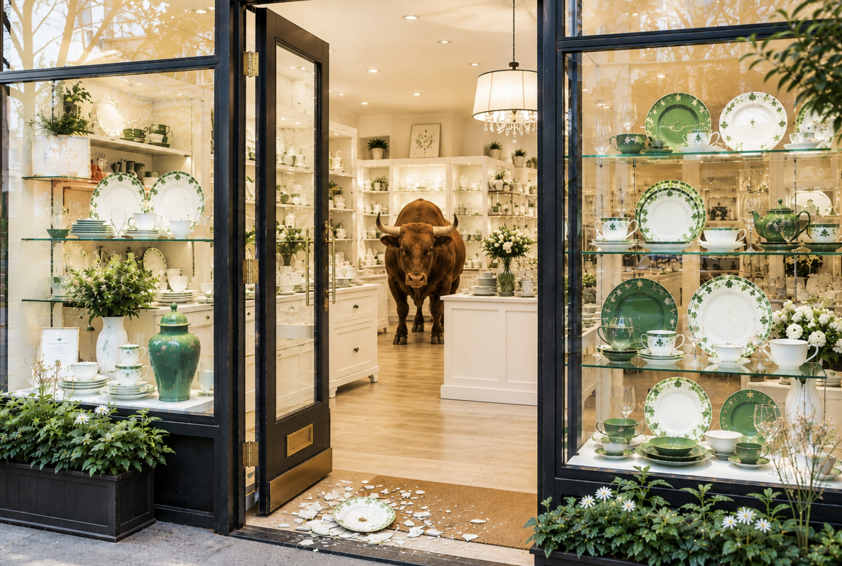 When A Bull Enters A China Shop