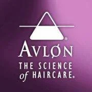 Avon logo with the tagline 'The Science of Haircare' on a purple background