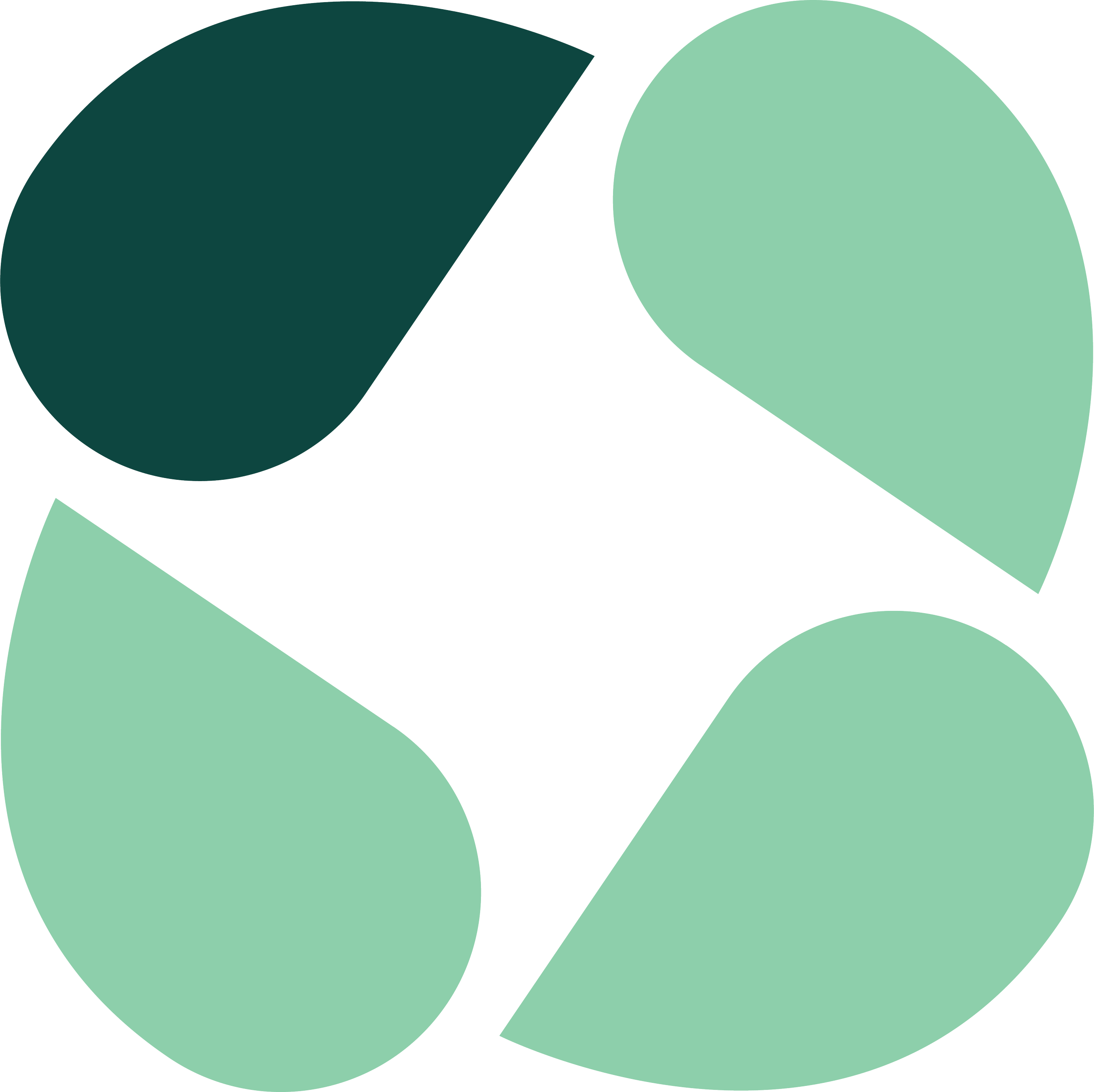 A close-up of a green and black abstract pattern with circular and curved shapes.