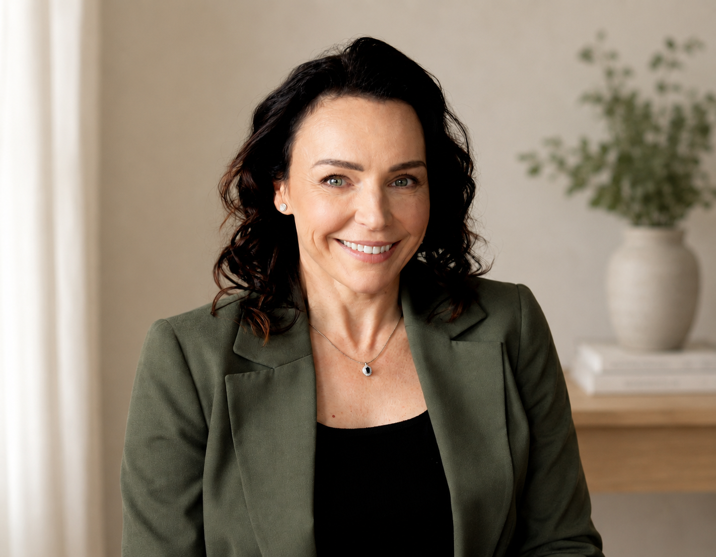 professional photo of Kate at home