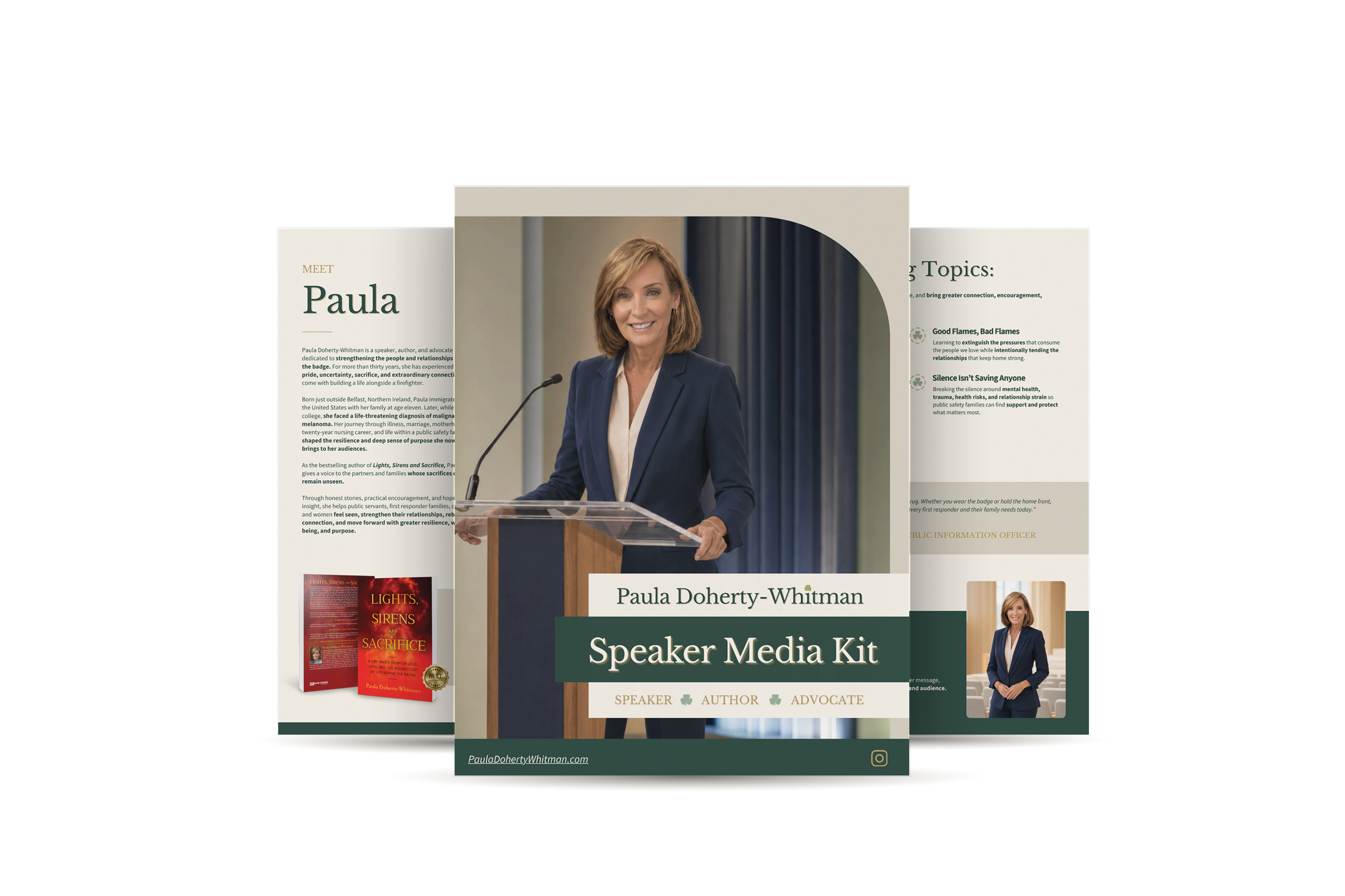 Paula Doherty-Whitman Speaker Media Kit Mockup