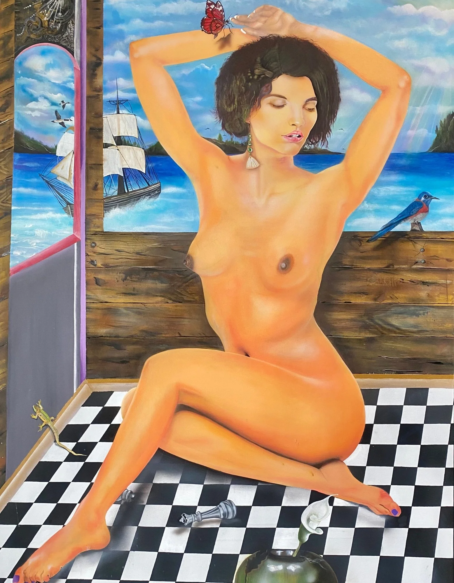 Sun-Kissed Lady
