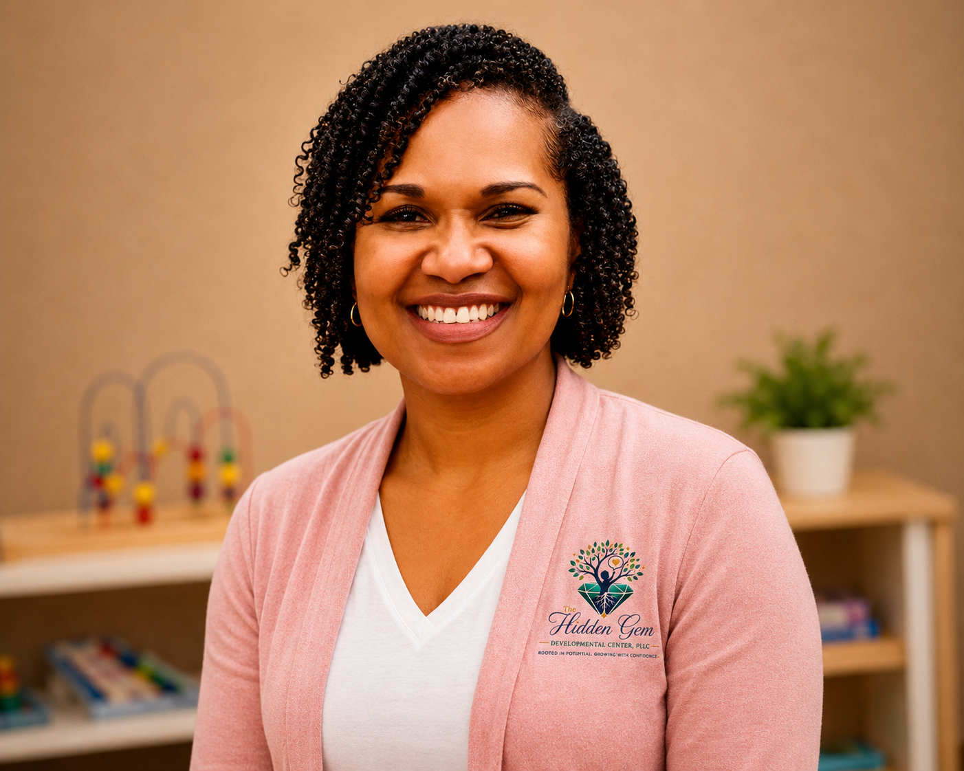 Temeka Tillman, pediatric speech-language pathologist and owner of The Hidden Gem Developmental Center