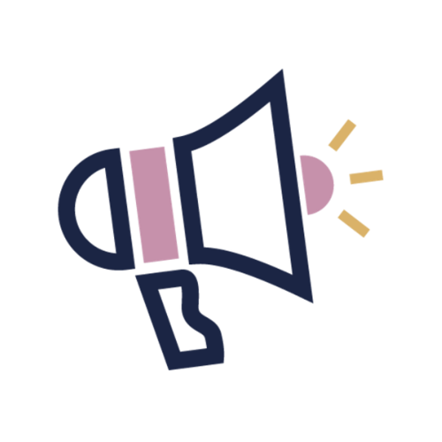 Simple illustration of a loudspeaker emitting sound waves.