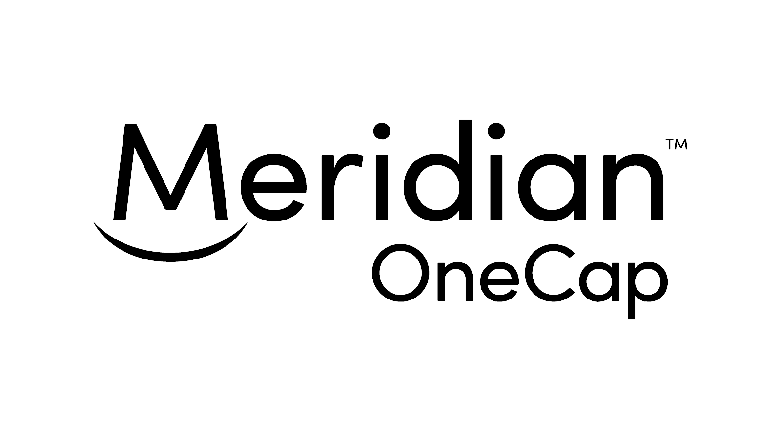 Meridian OneCap logo featuring the word 'Meridian' with a curved line below it and 'OneCap' underneath.