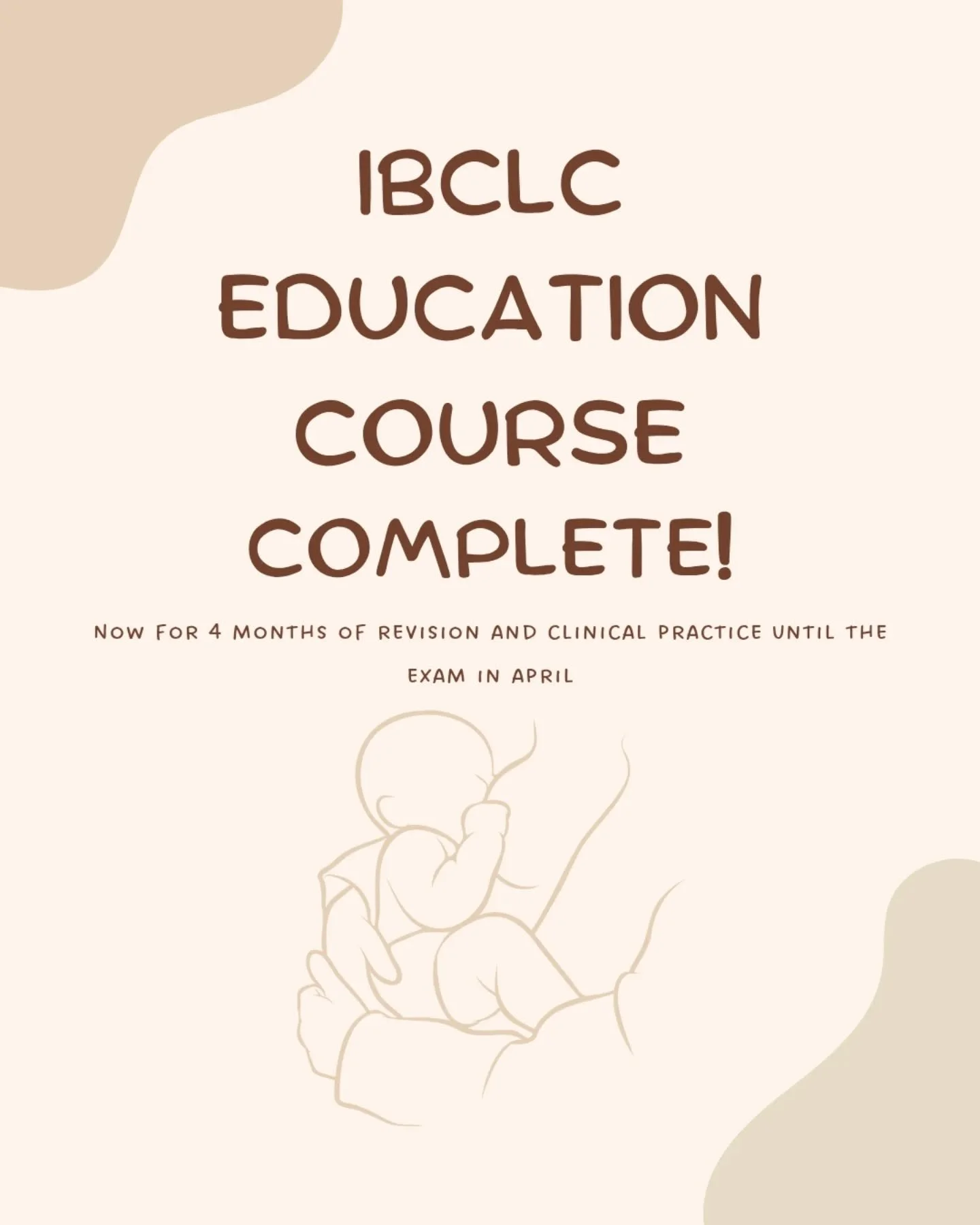 Super pleased and excited that I have completed the @healthelearning Breast-Ed 120 hour course. It's been a real juggle for the last 6 months with a baby and toddler but we've made it! I'm wondering whether there are any particular text books or revi