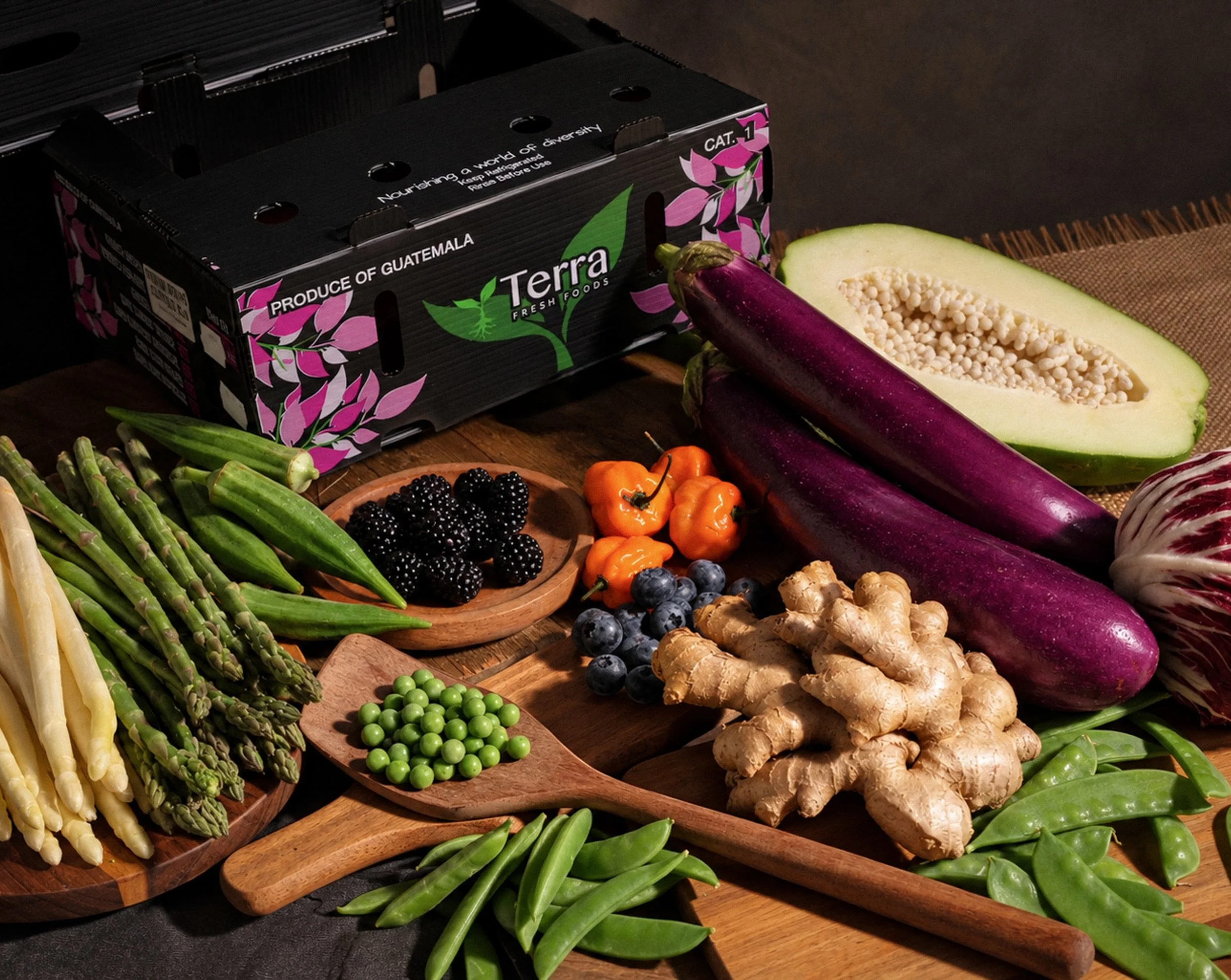 Nature understood the assignment. 🌿🔥

Bold colors, fresh flavors, and a little bit of everything extraordinary. Straight from the earth, never ordinary. 🍆🫐✨

#FreshFromTheEarth #TerraFreshFoods #EatTheRainbow