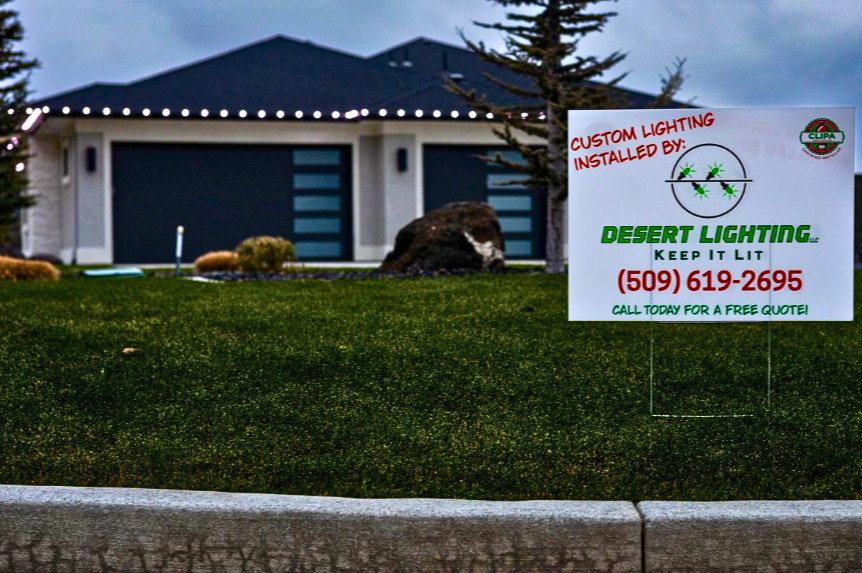 Richland home, Christmas lighting, Desert Lighting LLC, free quote