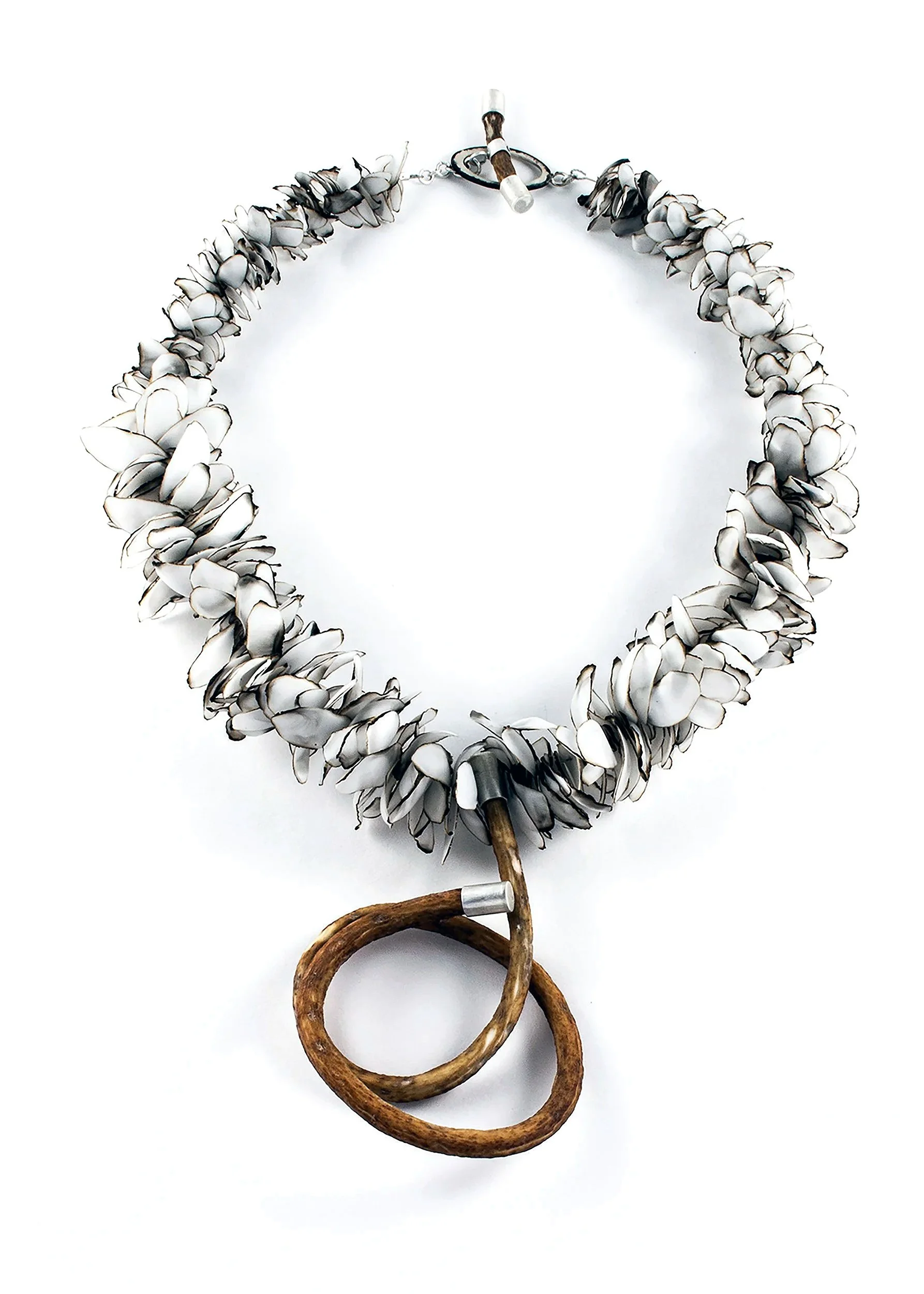 1000 memories, 2024. vellum, silver, found object.