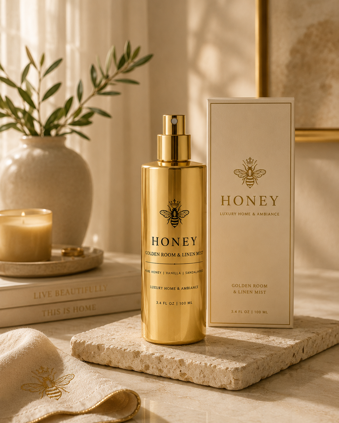 Honey Golden Room & Linen Mist