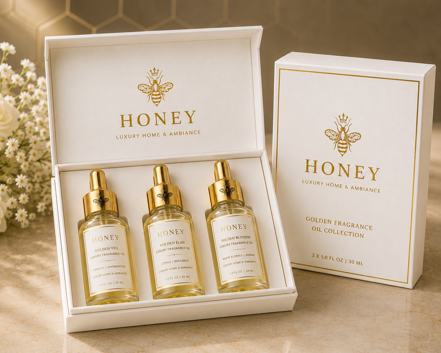 Honey Golden Fragrance Oil Collection