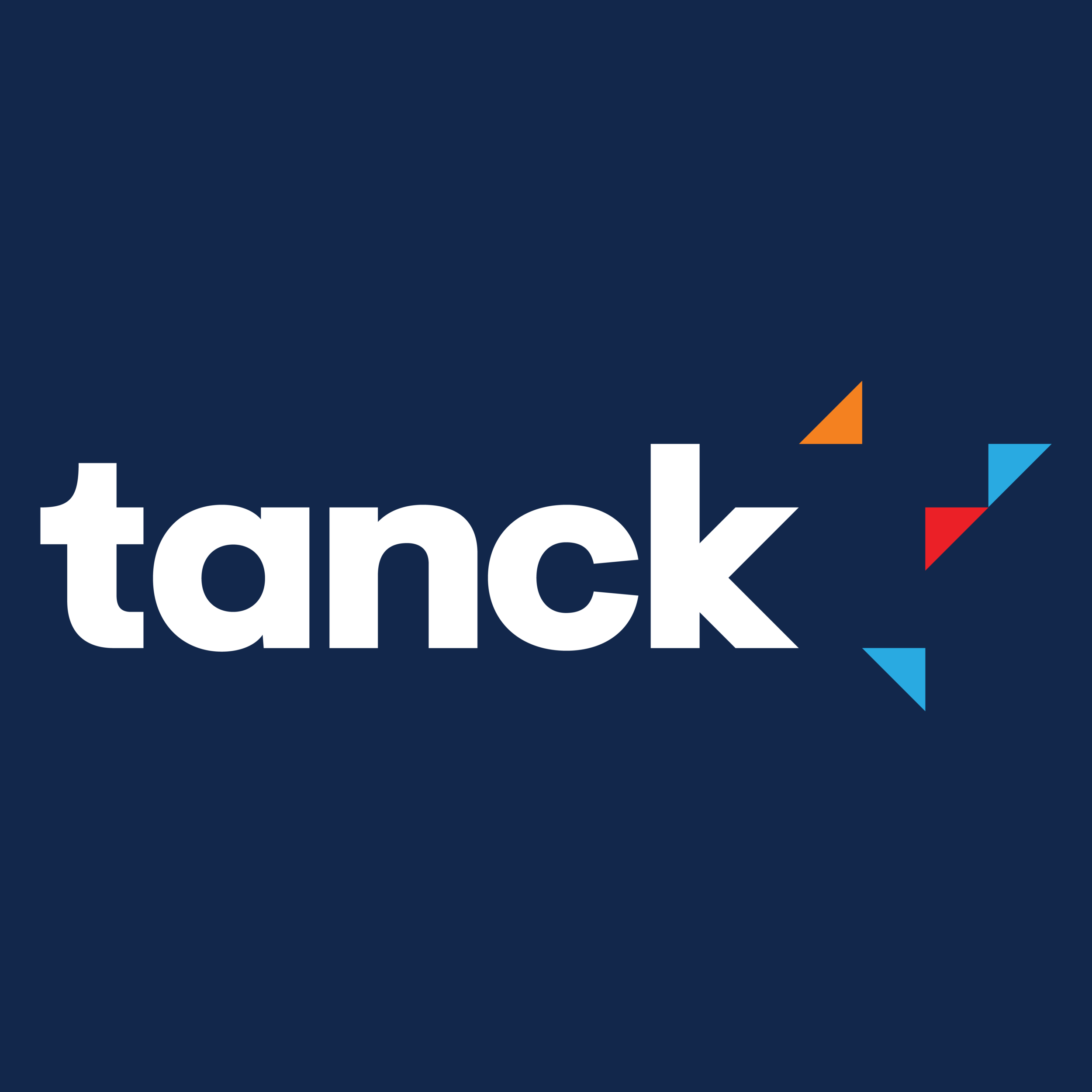 Tanck Logo with coloured background