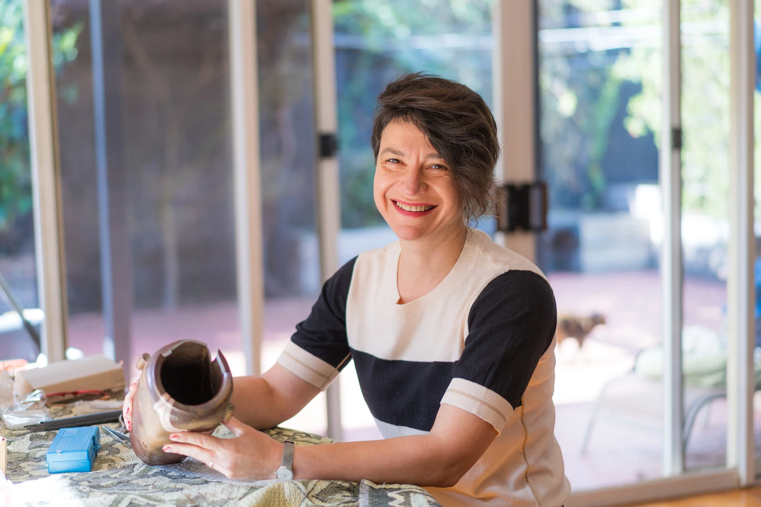 Elena Mogilevski Smiling