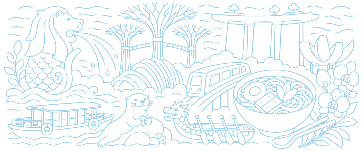 A set of 31 country illustrations created through creative direction and AI-assisted production.