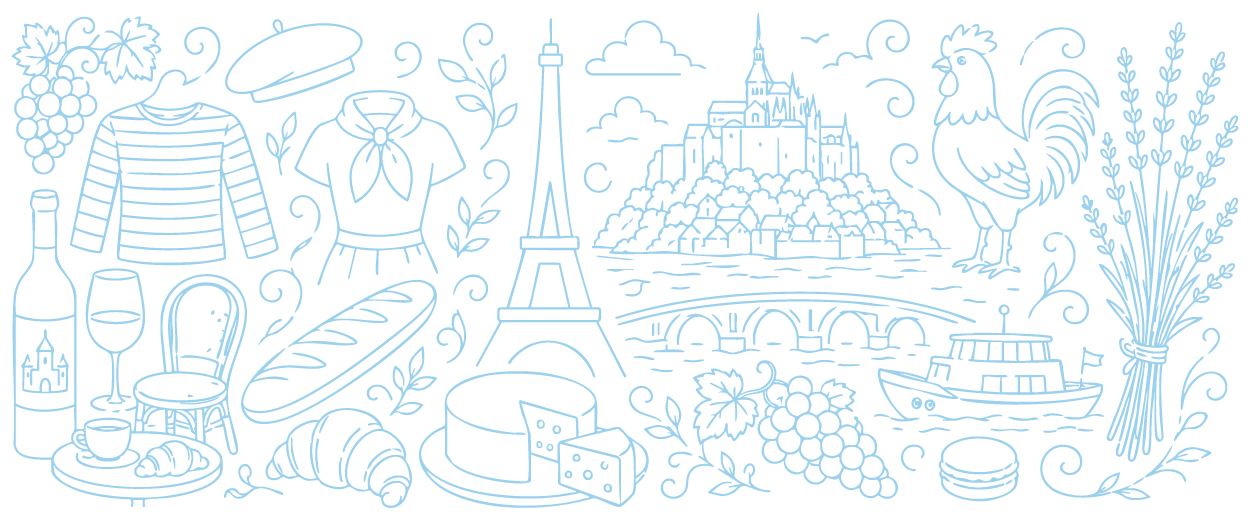 A set of 31 country illustrations created through creative direction and AI-assisted production.