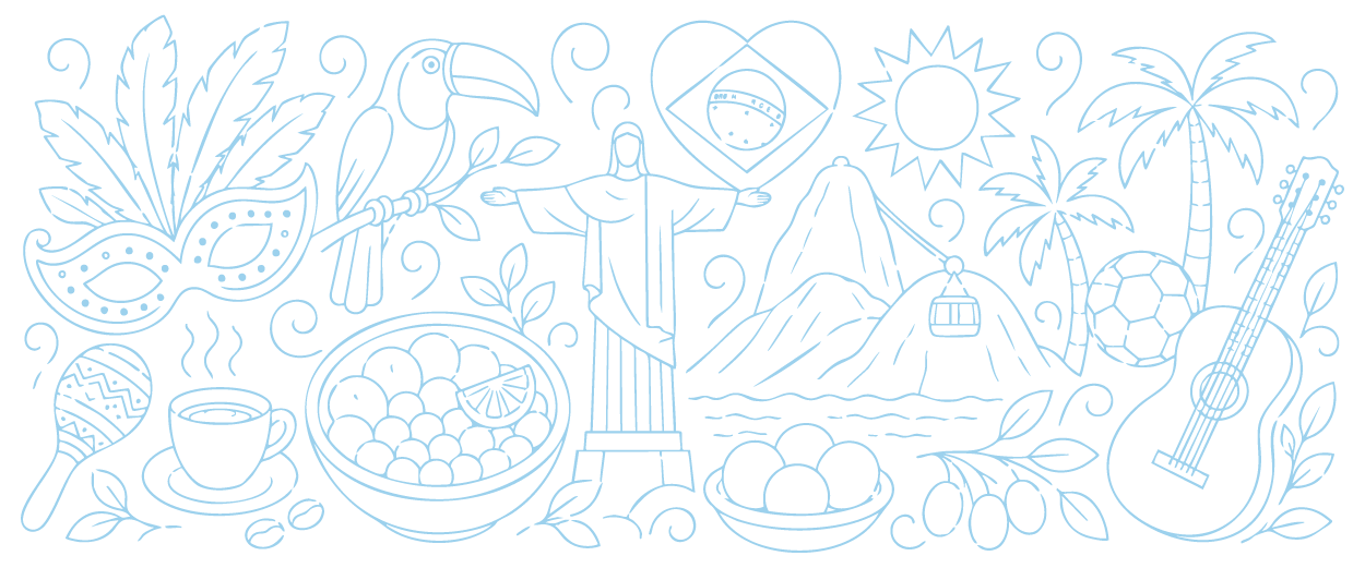 A set of 31 country illustrations created through creative direction and AI-assisted production.