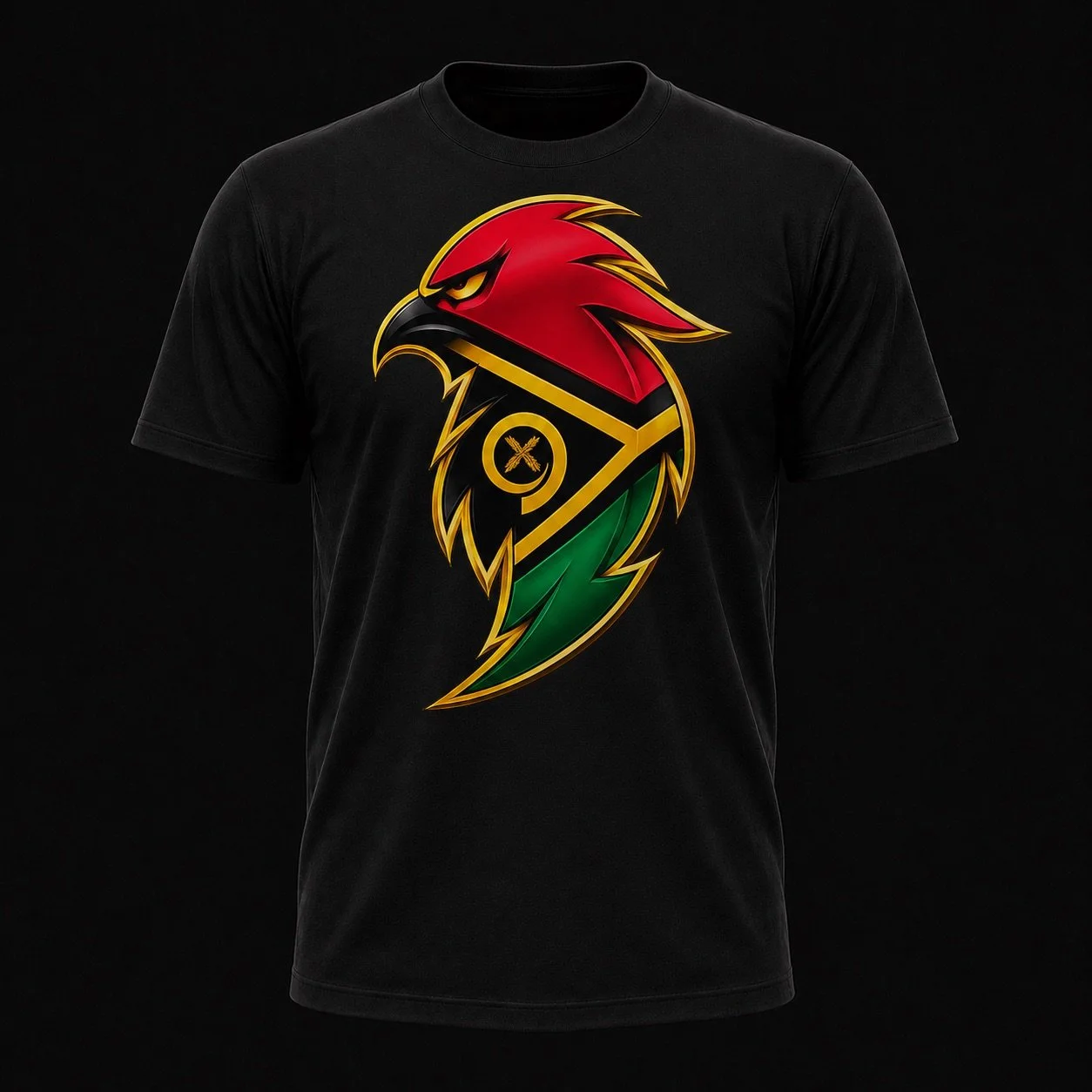 Blackbirding Clothing Logo - Vanuatu Flag