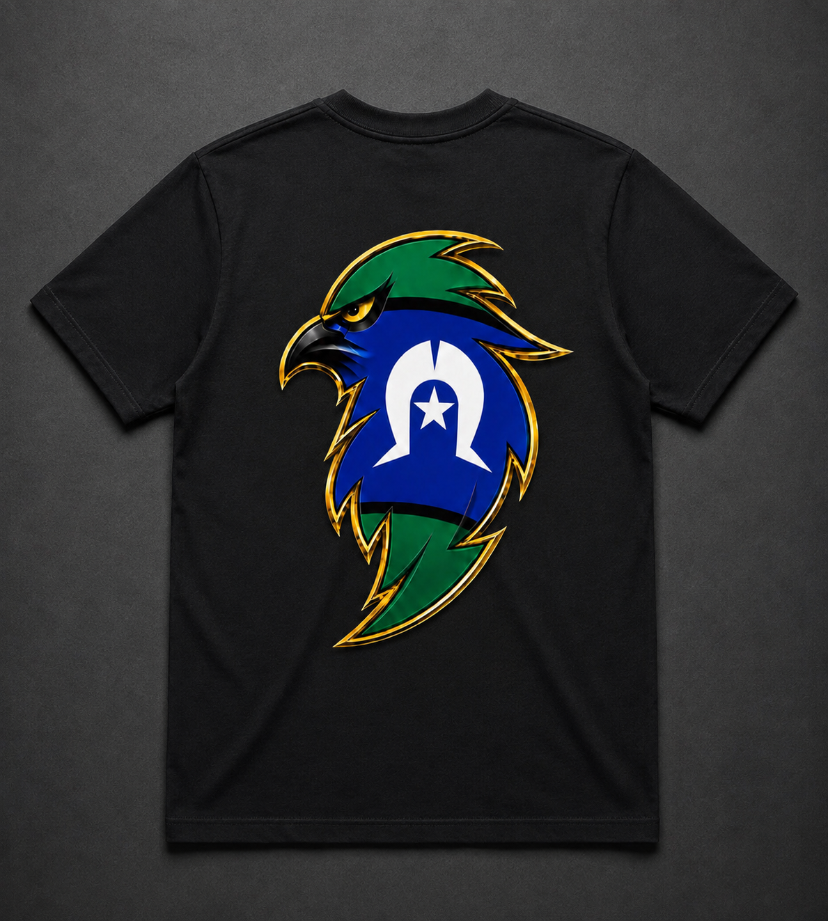 Blackbirding Logo Tee - Torres Strait Islander Flag
