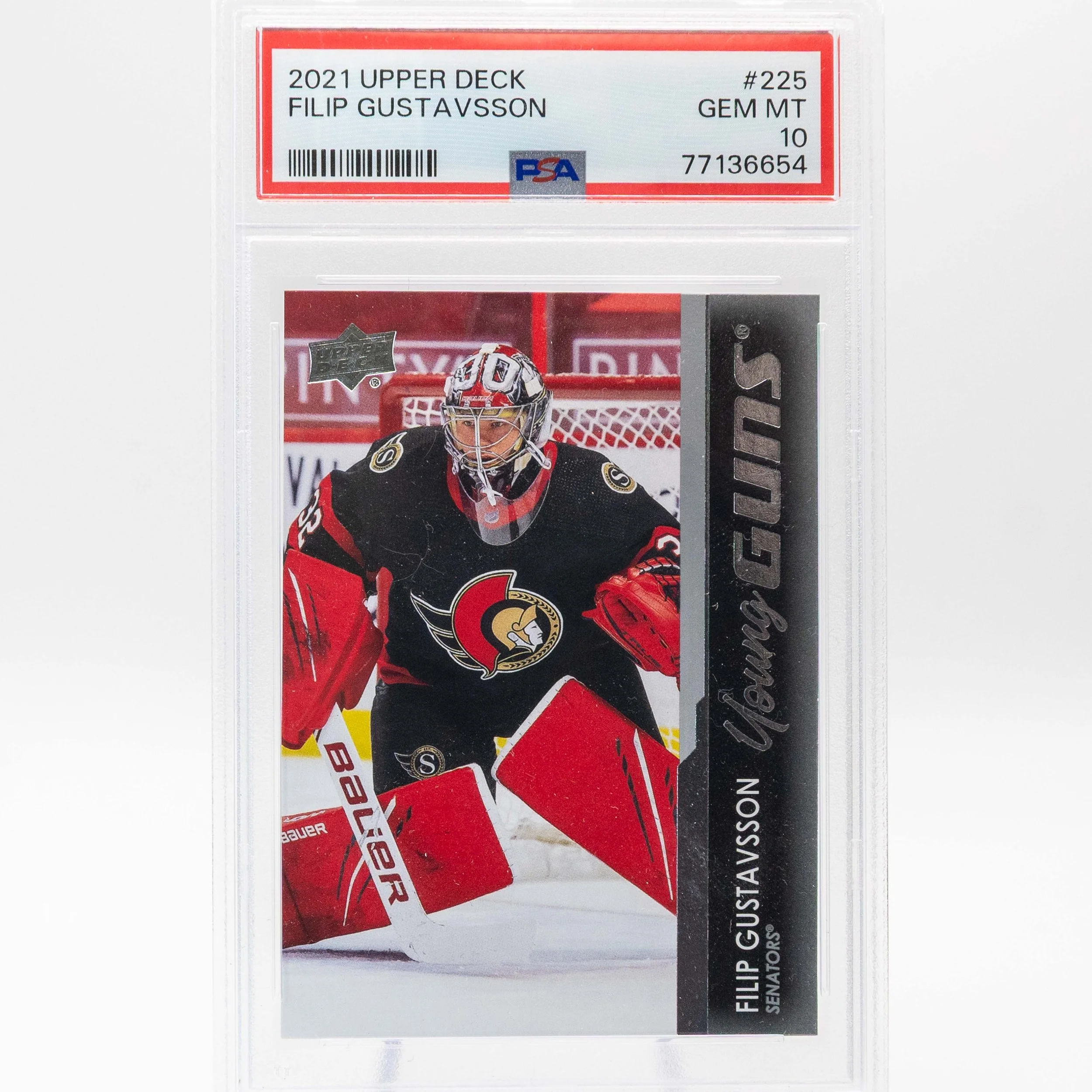 Filip Gustavsson 2021 Young Guns