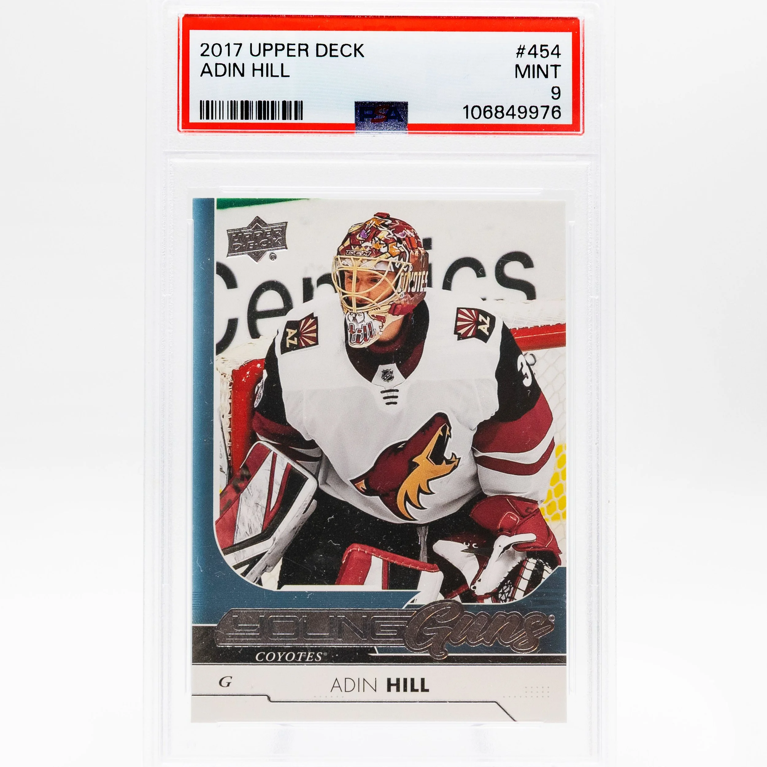 Adin Hill 2017 Young Guns