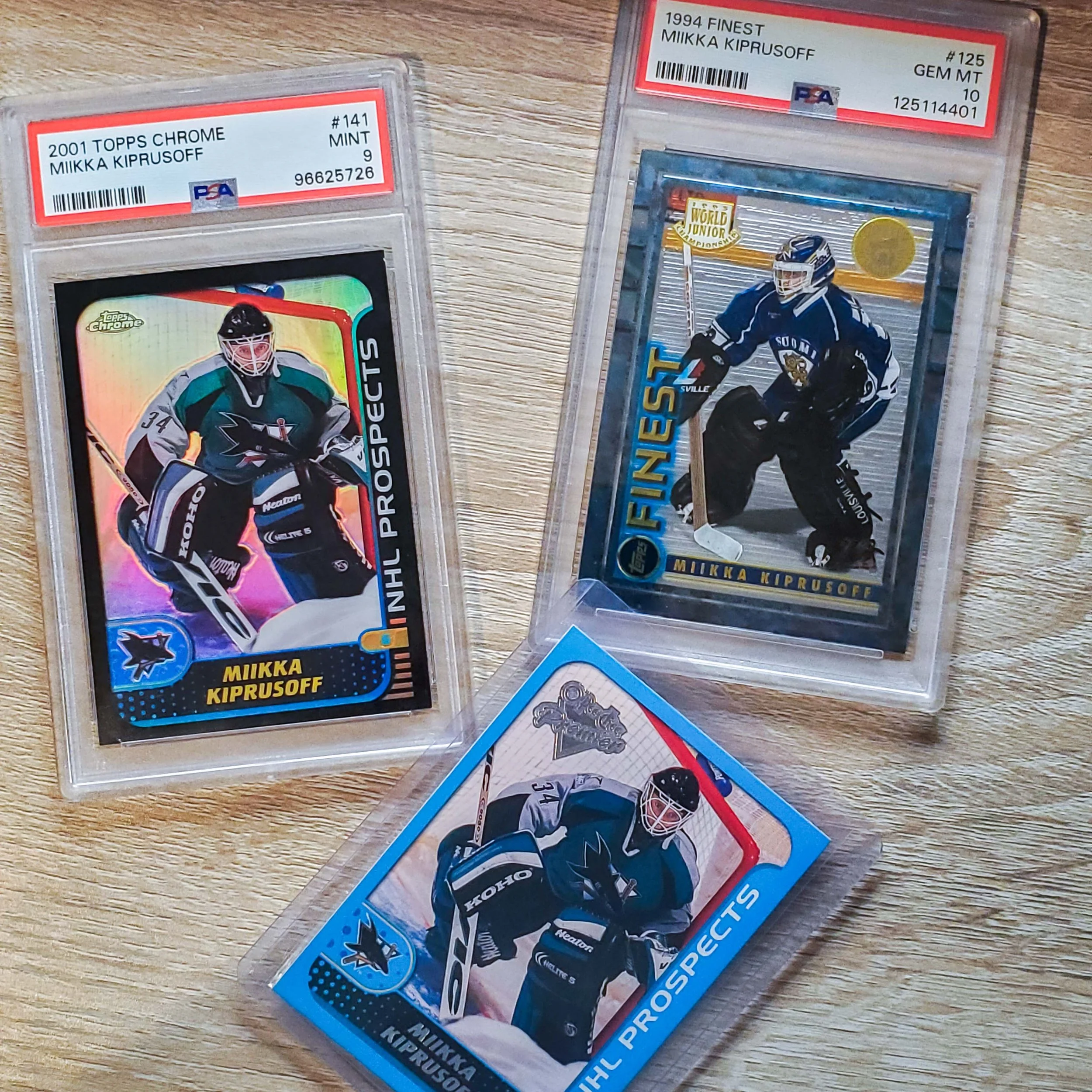 Miikka Kiprusoff Rookie Card: Apparently Finland Called Dibs