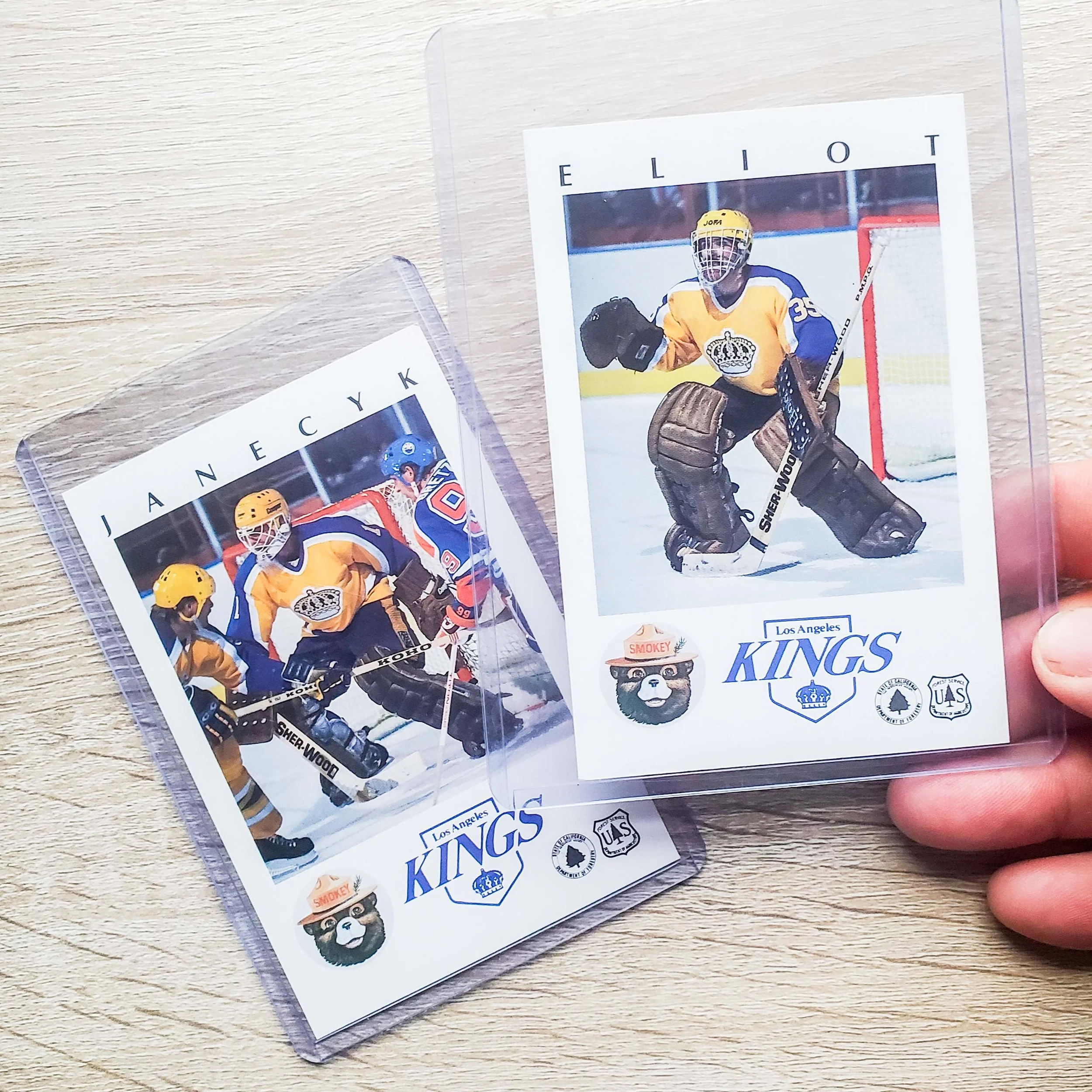 1984 Los Angeles Kings Smokey Card Series 
