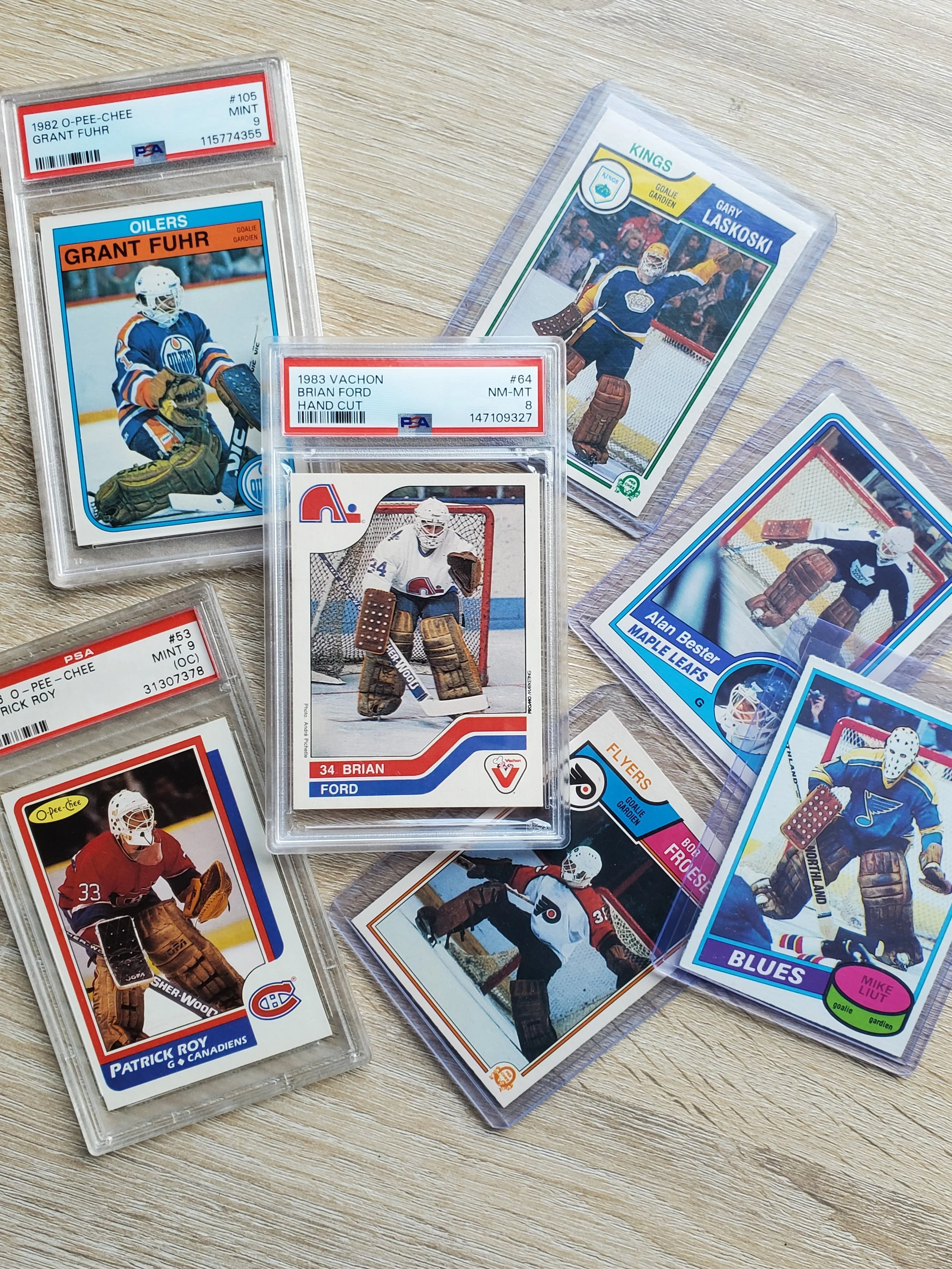 The Skate Save, Captured on Card: Proof 1980s Goalies Occasionally Made Saves