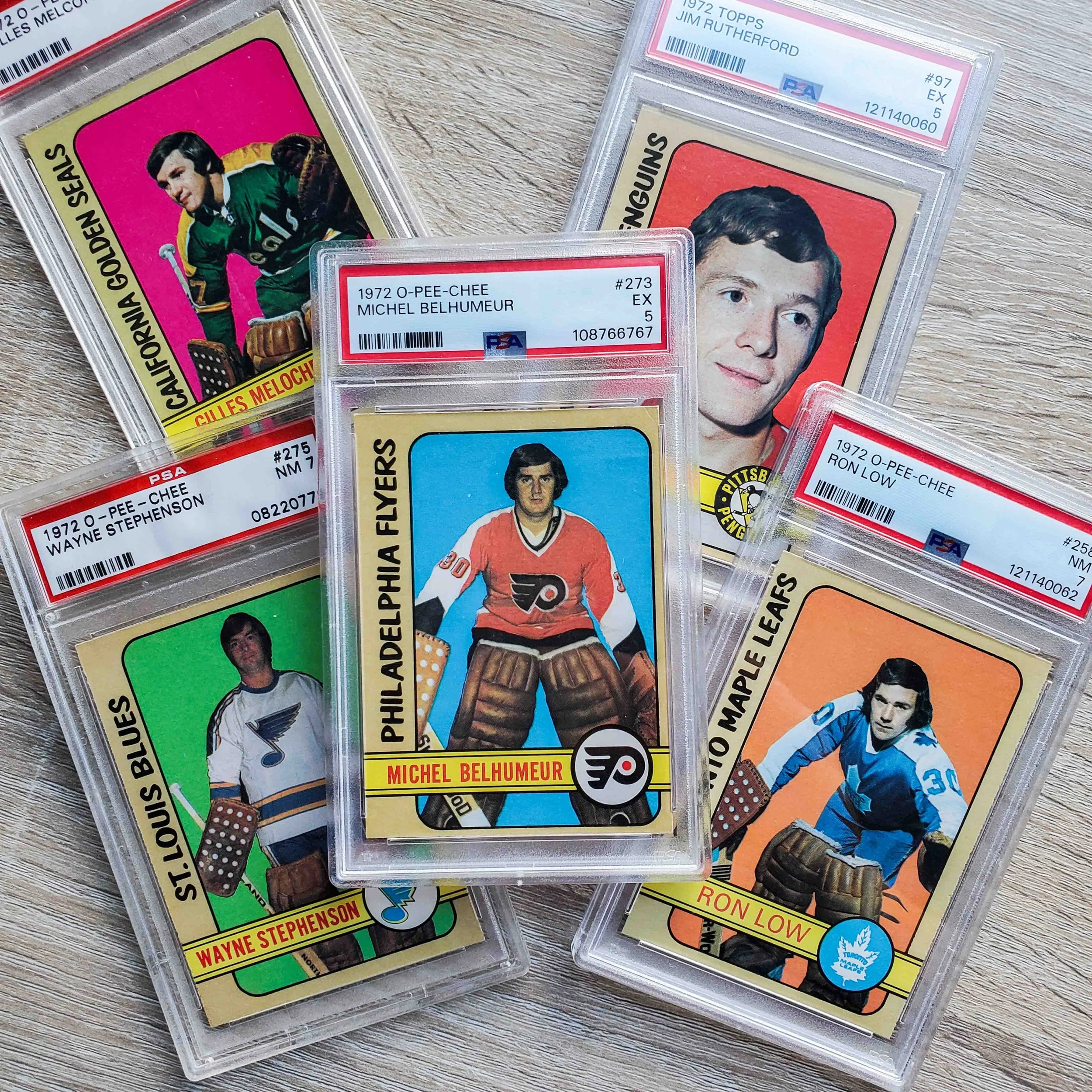 PSA Hell: 1972-73  Goalie Rookie Cards