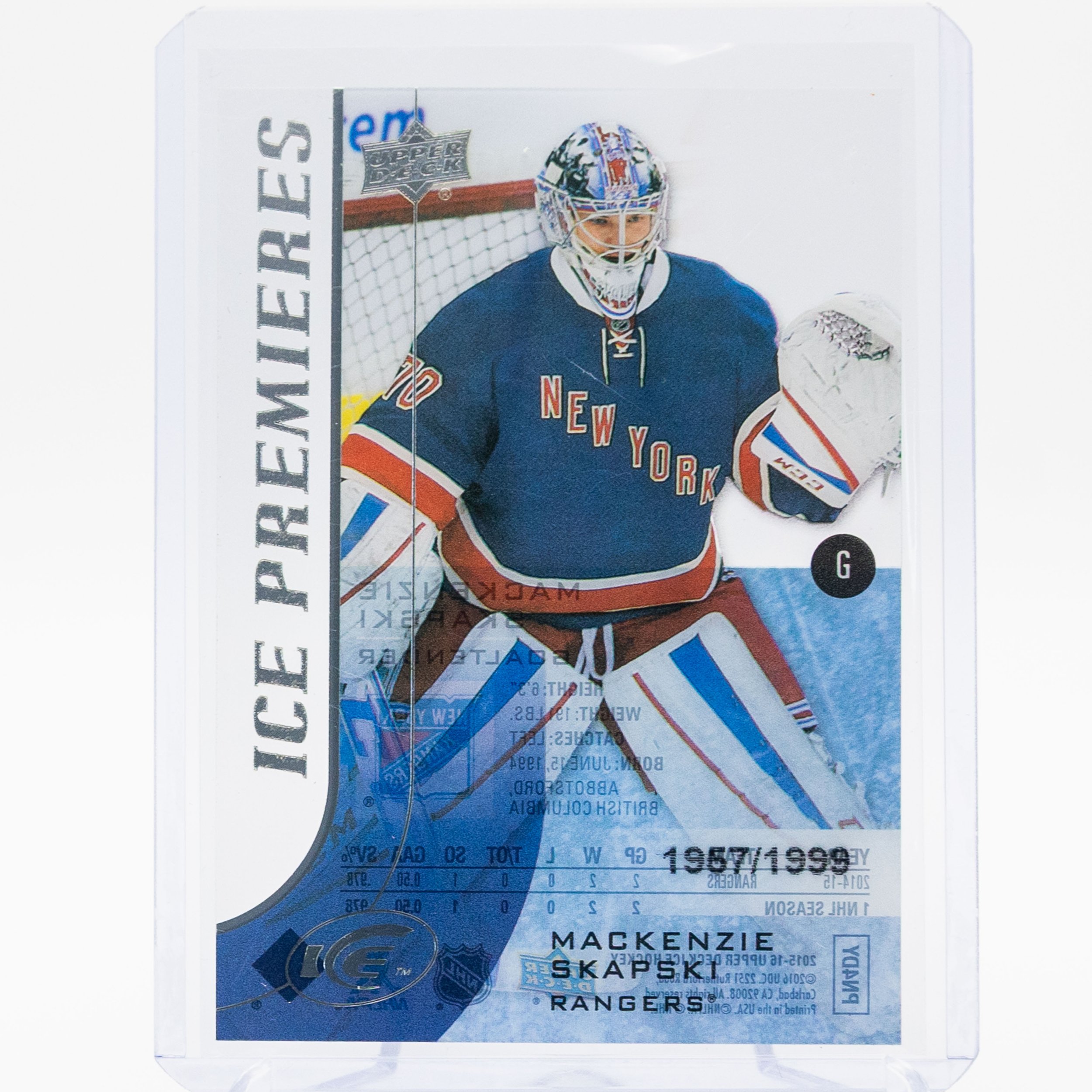 Mackenzie Skapski 2015 Upper Deck