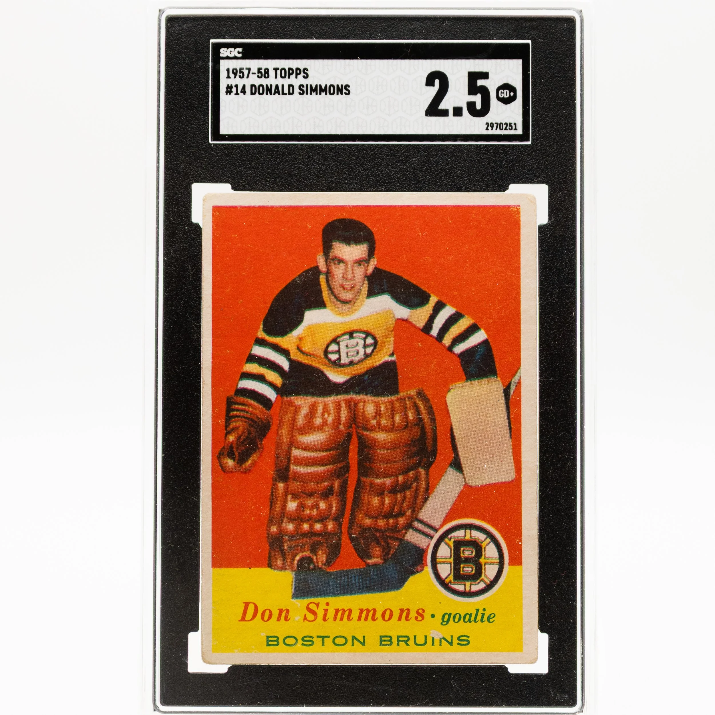 Donald Simmons 1957 Topps 