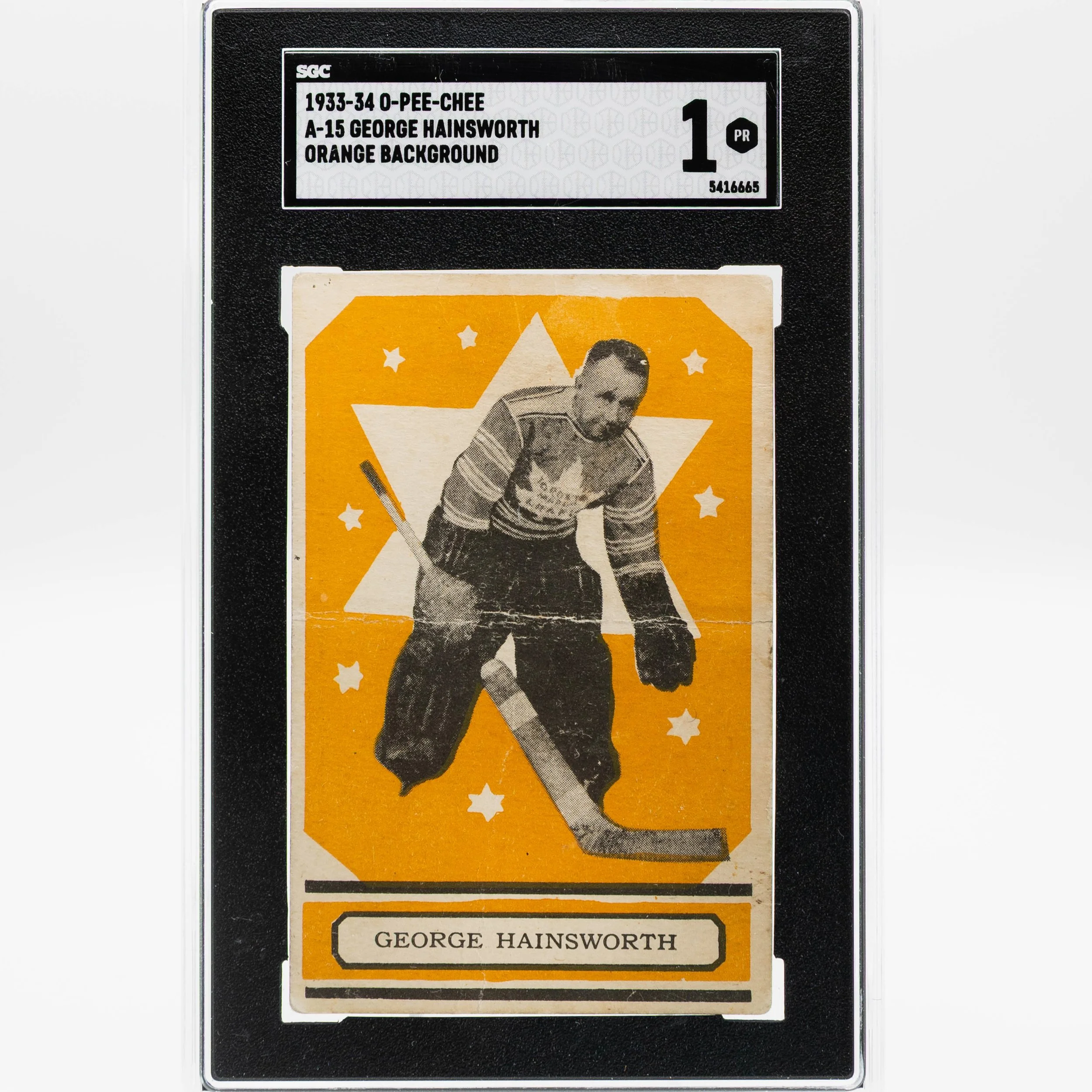 George Hainsworth 1933 O-Pee-Chee 