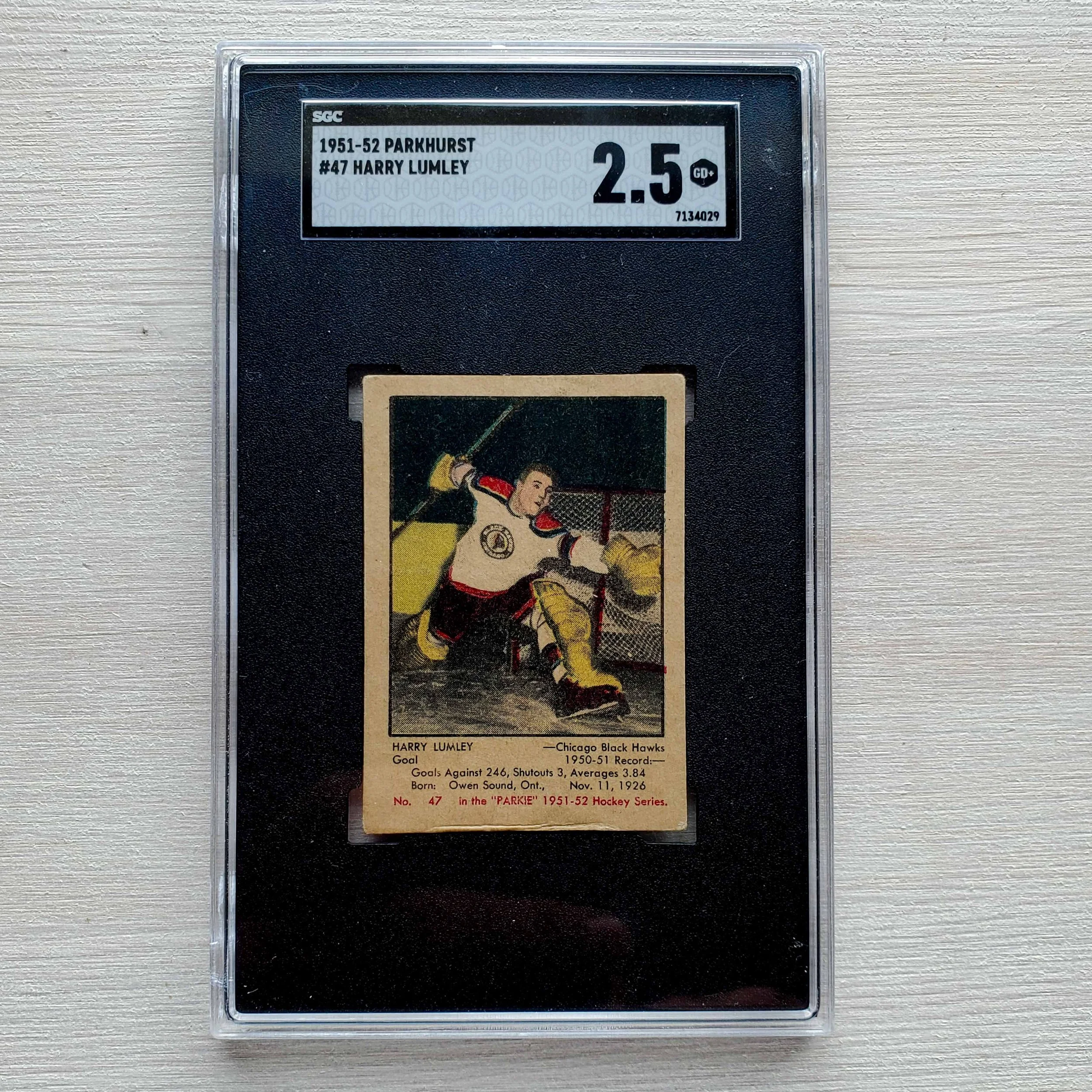 Harry Lumley 1951 Parkhurst #47