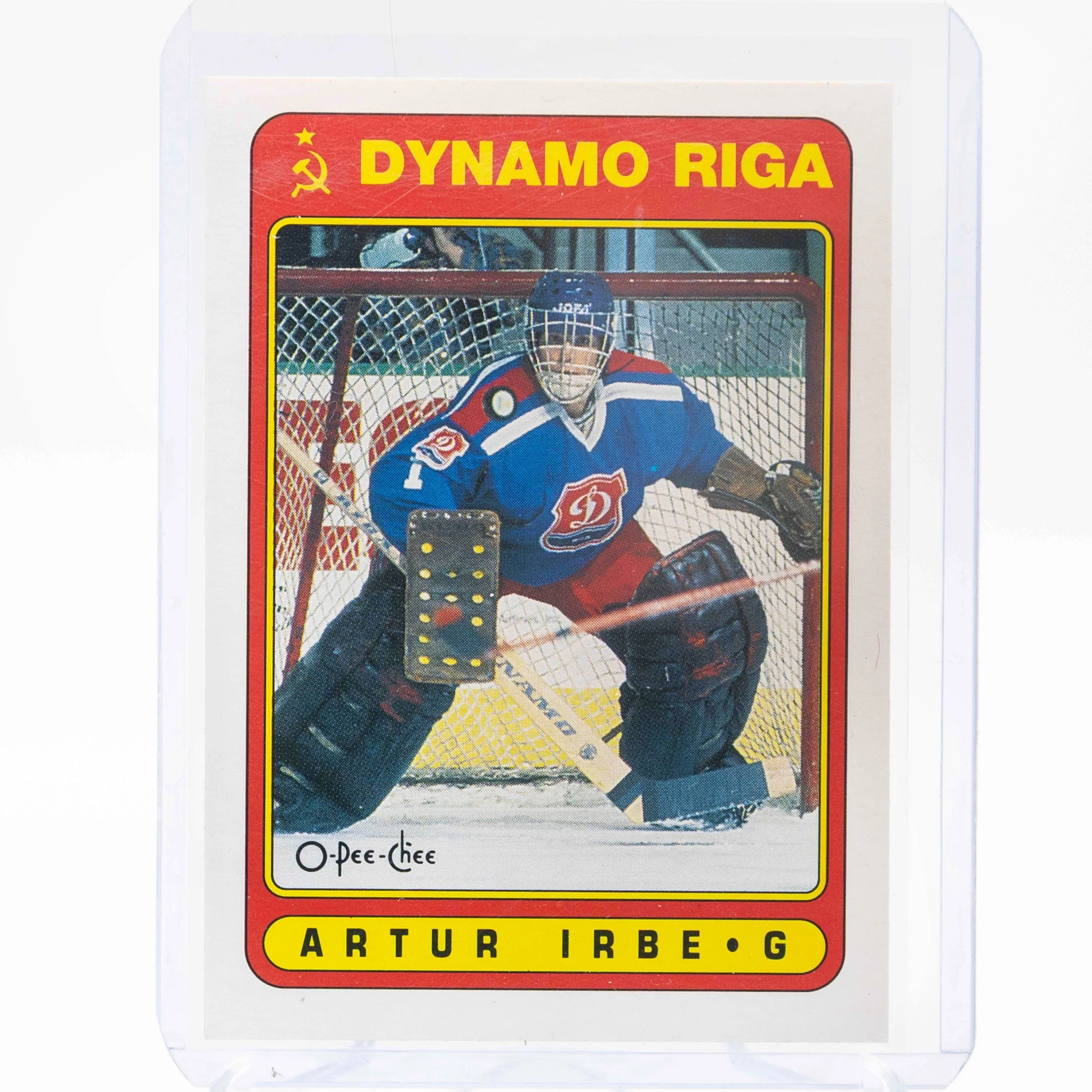 Arturs Irbe 1990 O-Pee-Chee