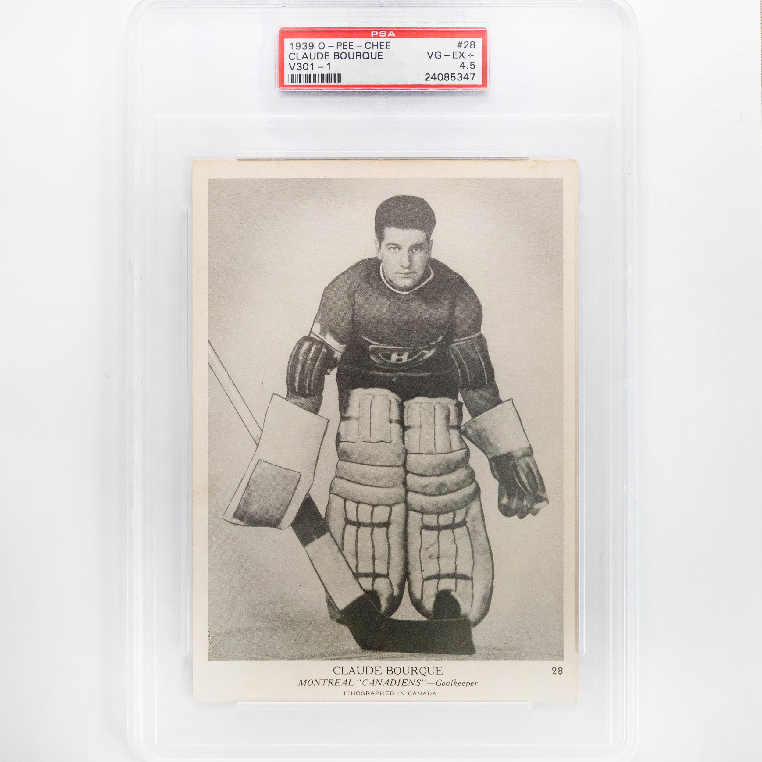 Claude Bourque 1939 O-Pee-Chee 