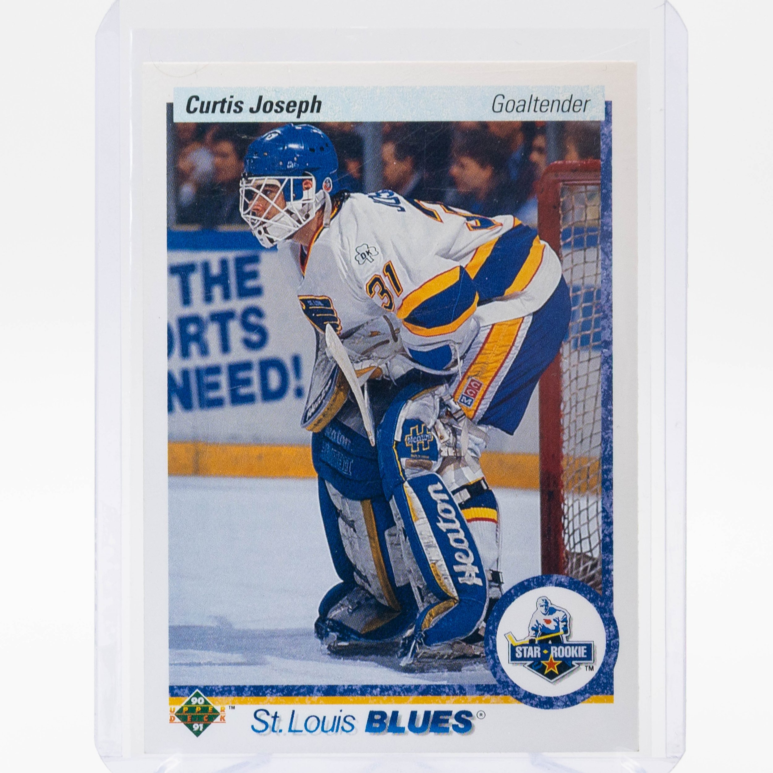 Curtis Joseph 1990 Upper Deck