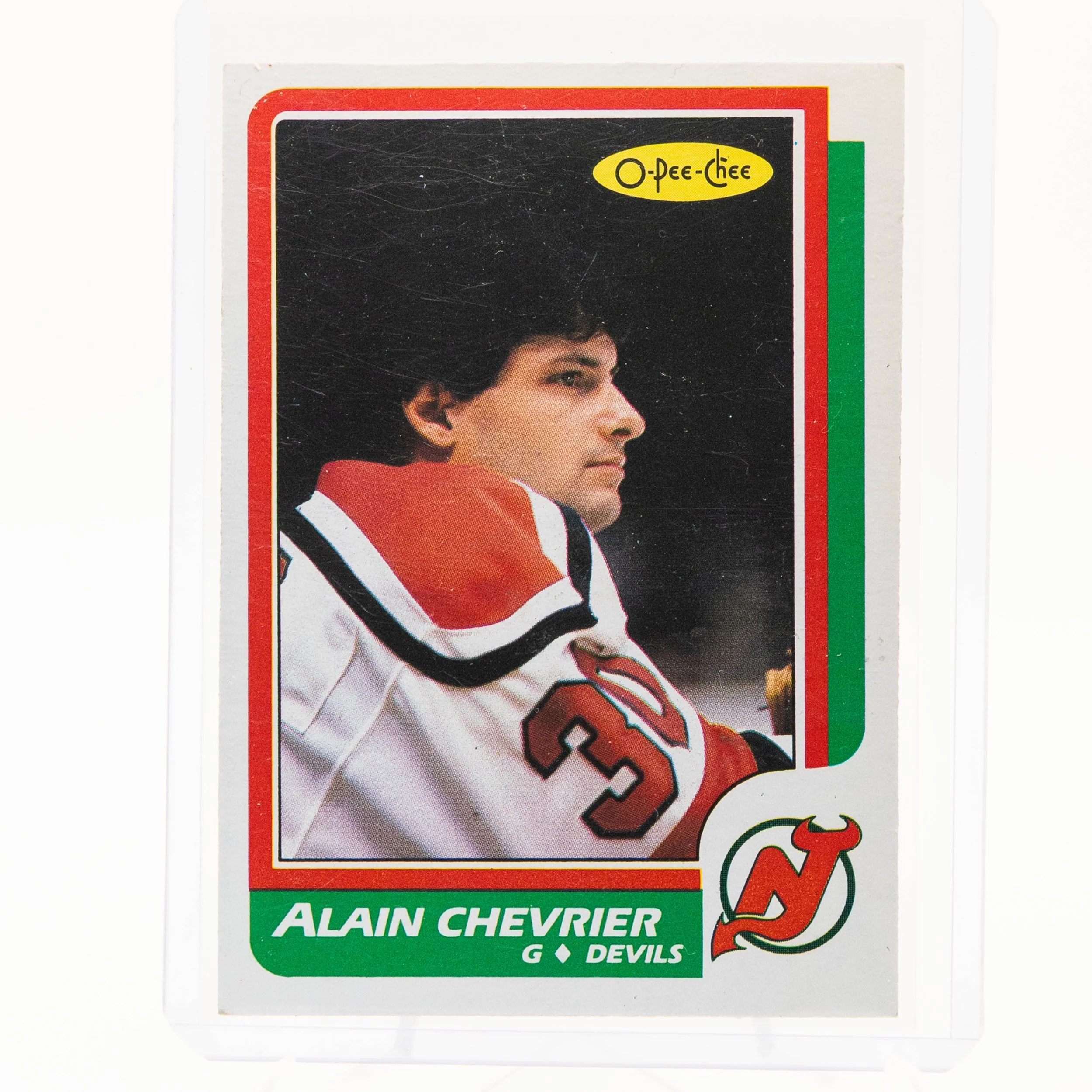 Alain Chevrier 1986 O-Pee-Chee