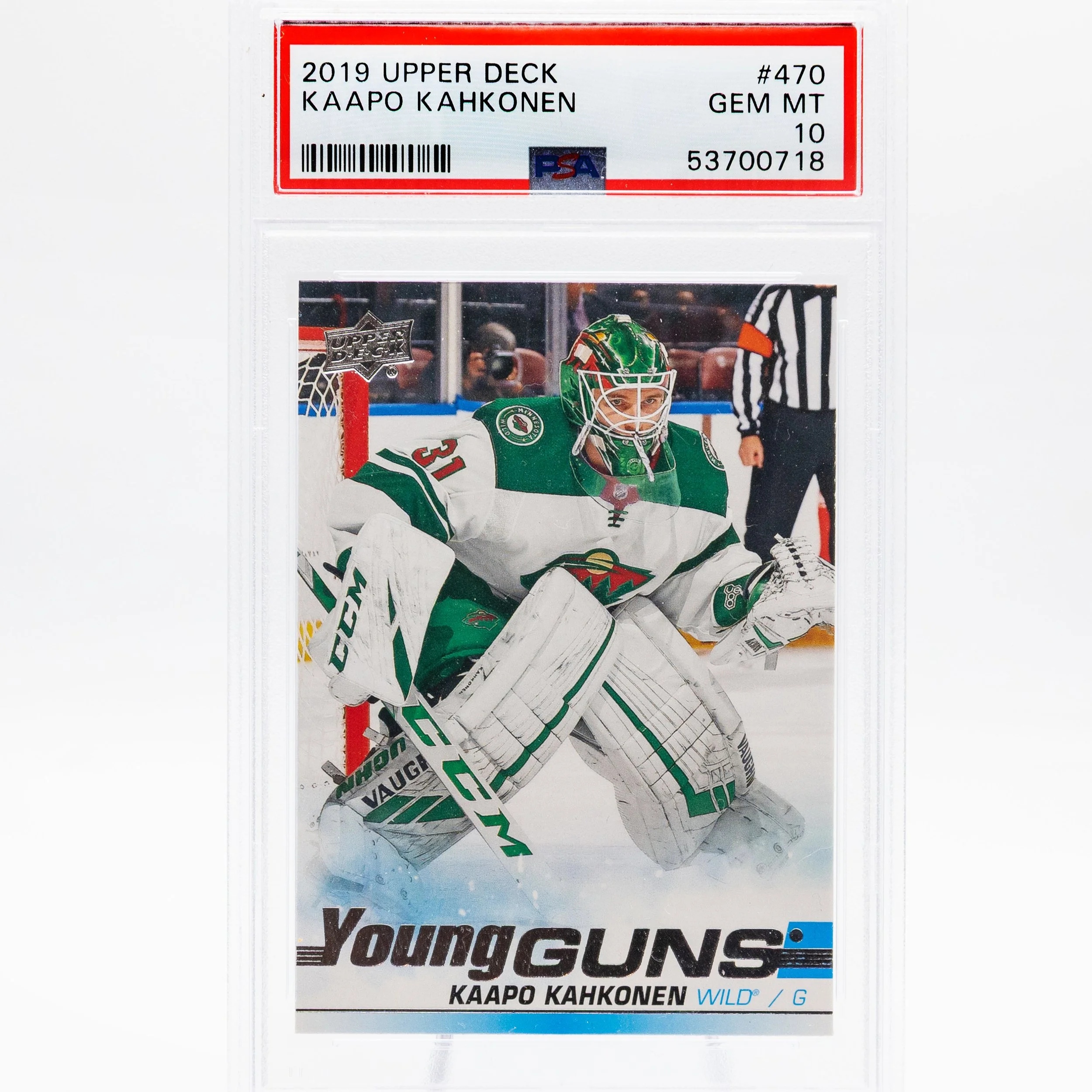 Kaapo Kahkonen 2019 Young Guns