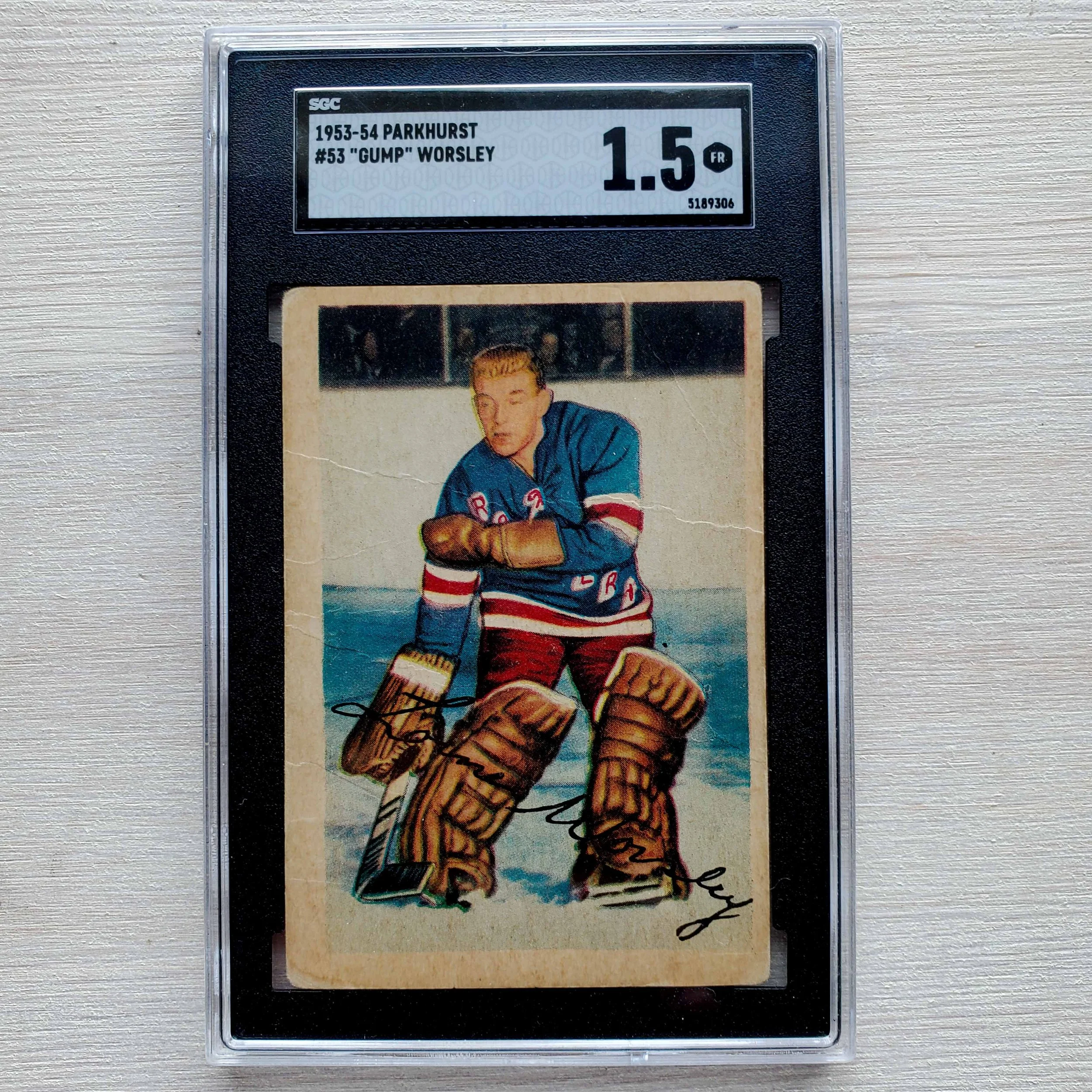 Lorne Gump Worsley 1953 Parkhurst #53