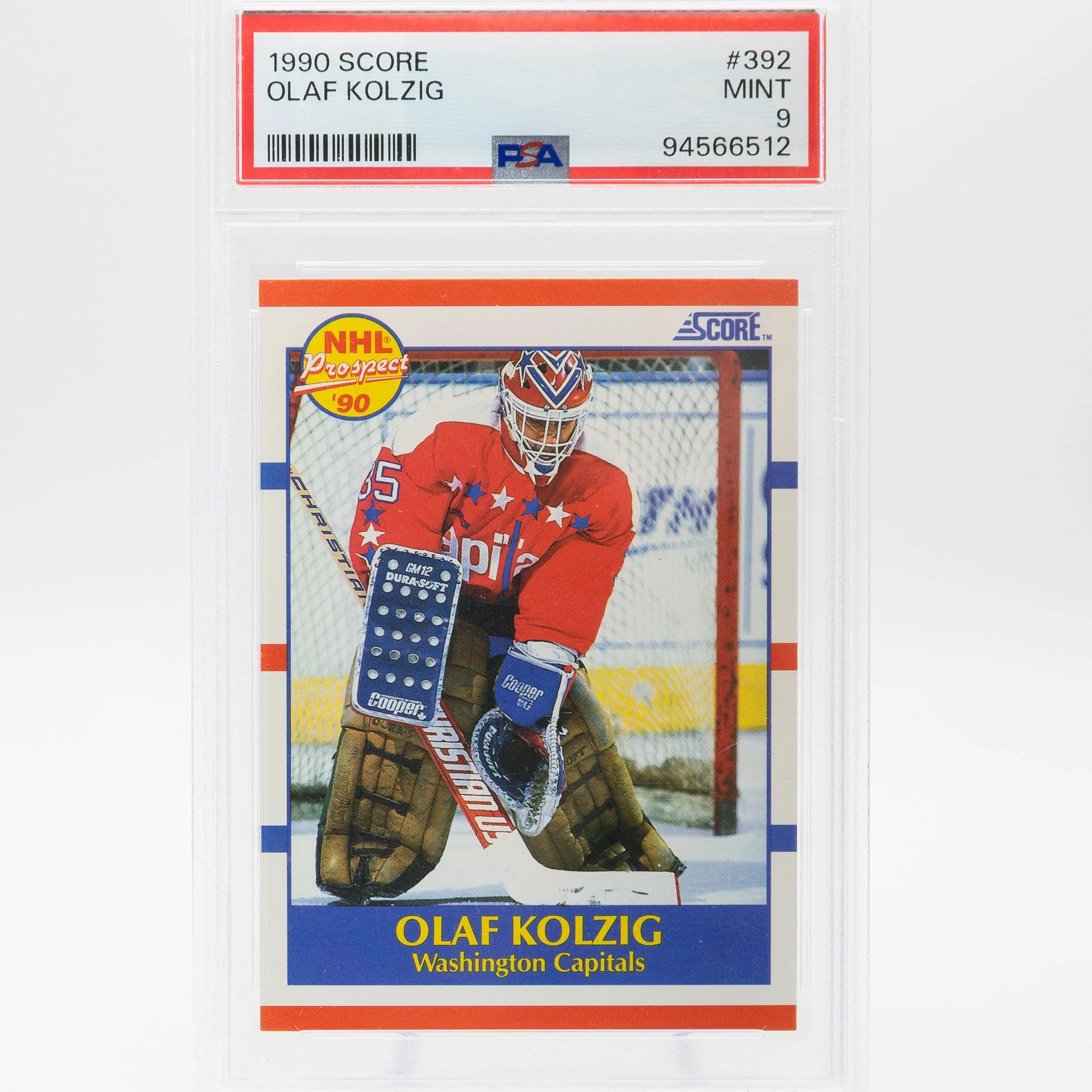 Olaf Kolzig 1990 Score 