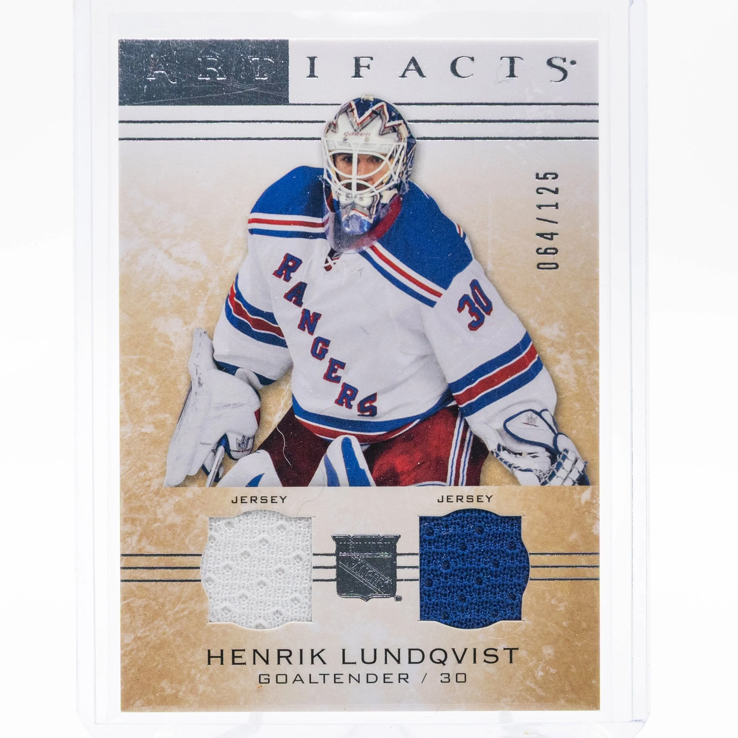 Henrik Lundqvist 2014 UD Artifacts