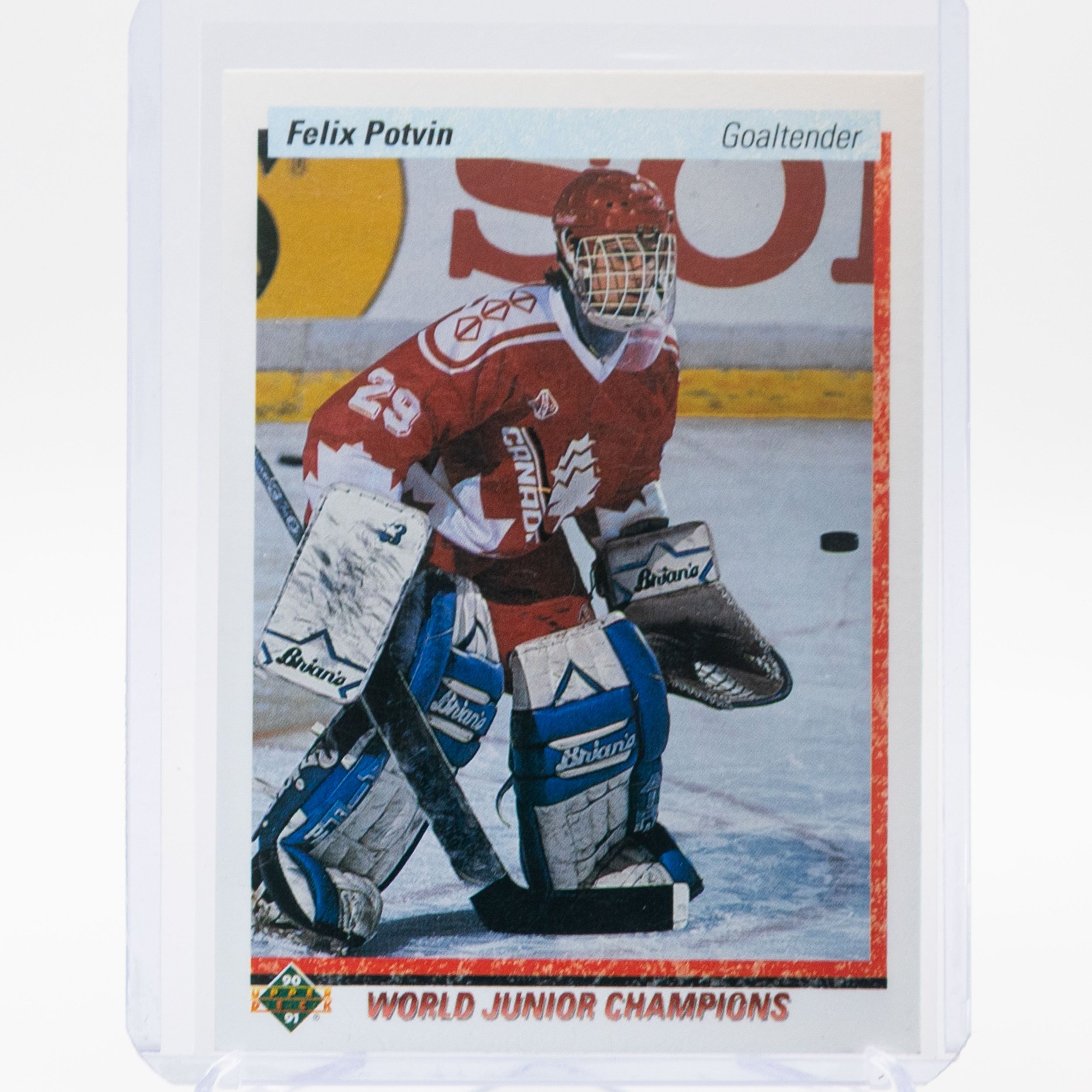 Felix Potvin 1990 Upper Deck