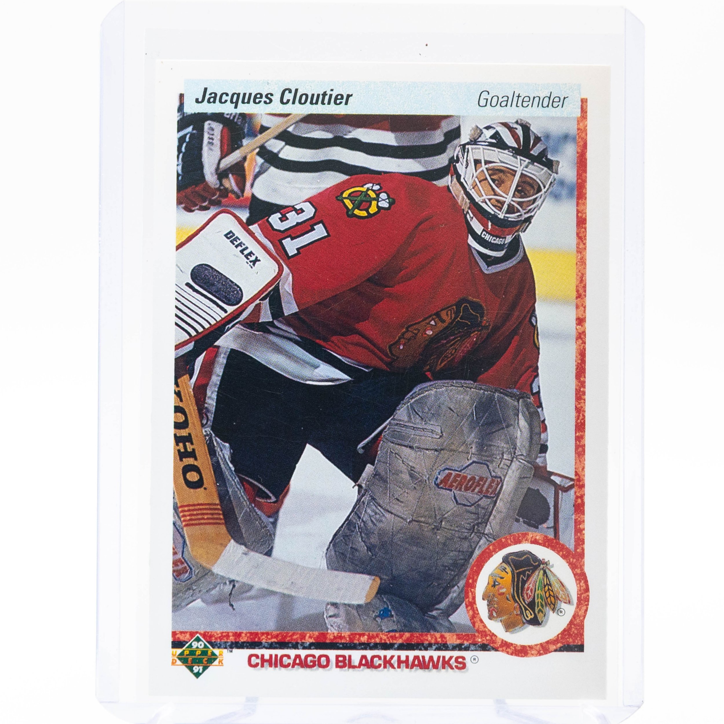 Jacques Cloutier 1990 Upper Deck