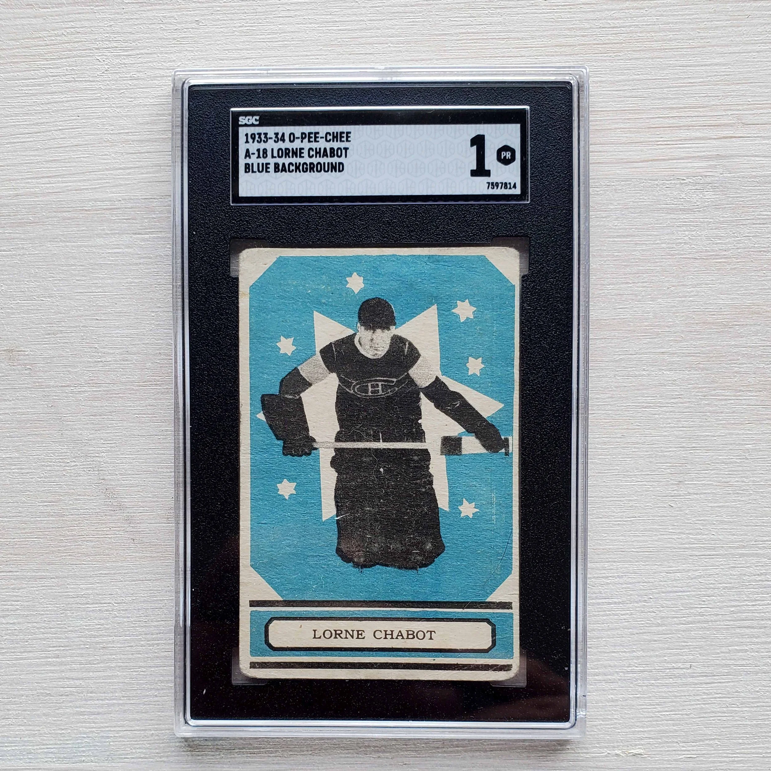 Lorne Chabot 1933 O-Pee-Chee 
