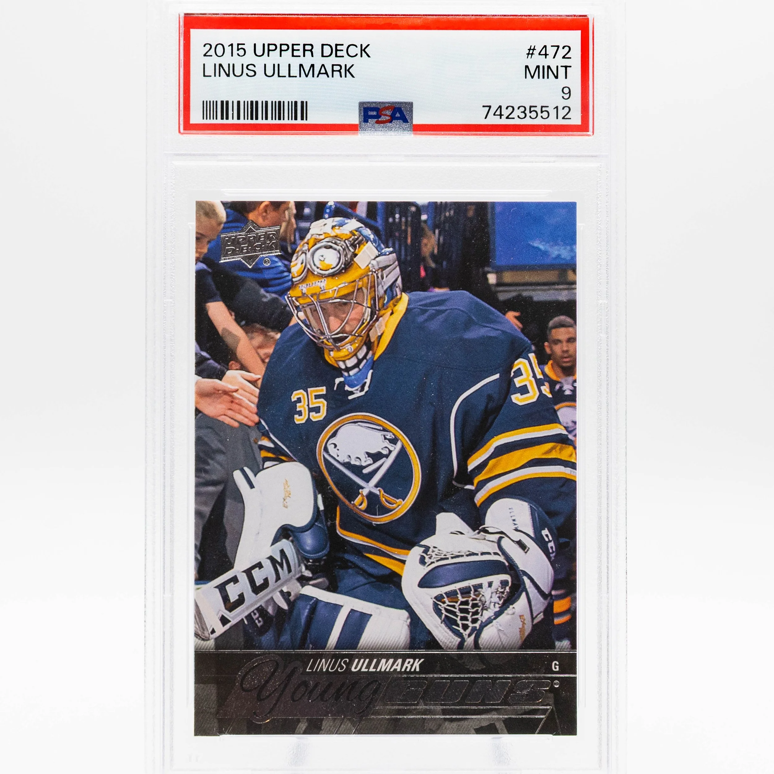 Linus Ullmark 2015 Upper Deck