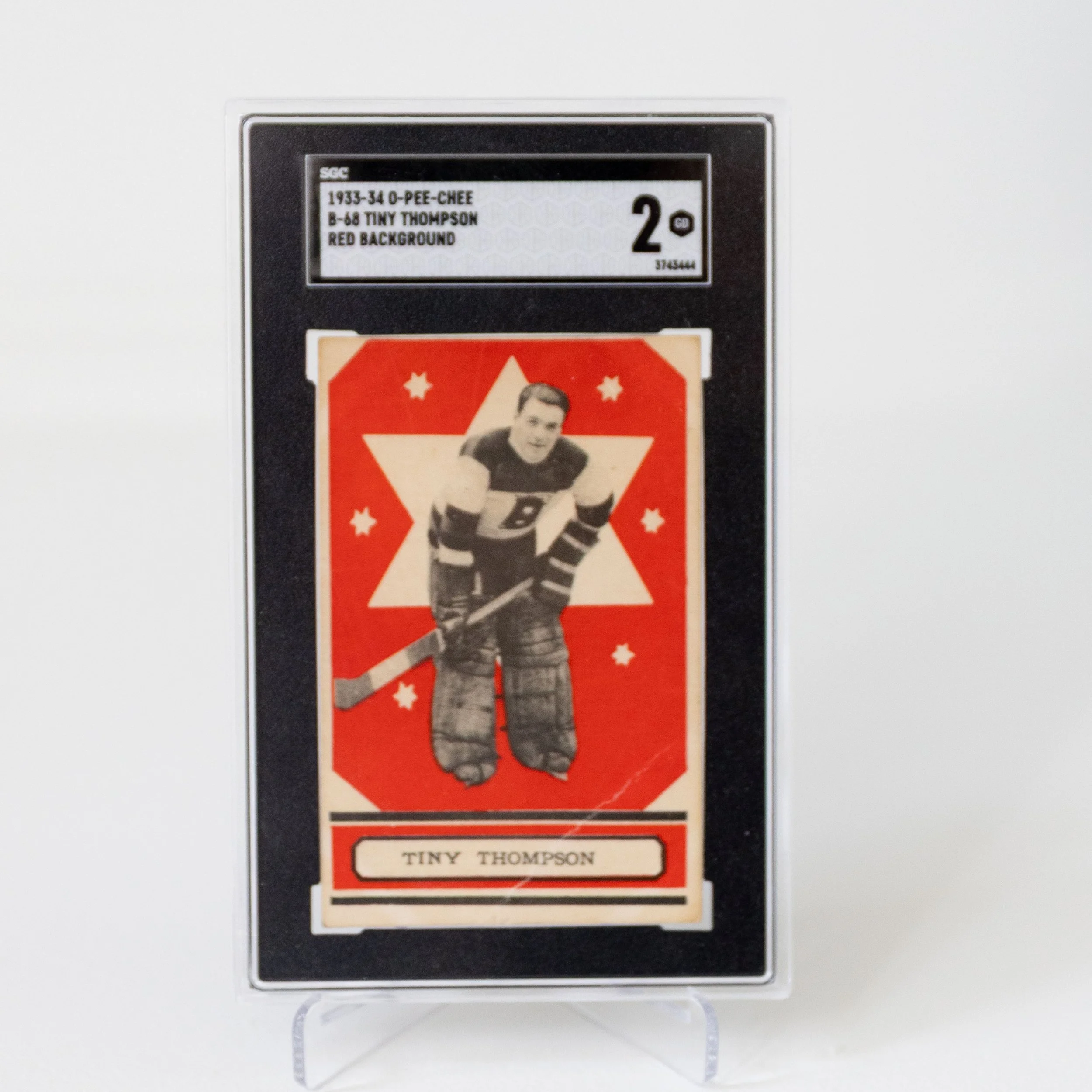 Tiny Thompson O-Pee-Chee 1933
