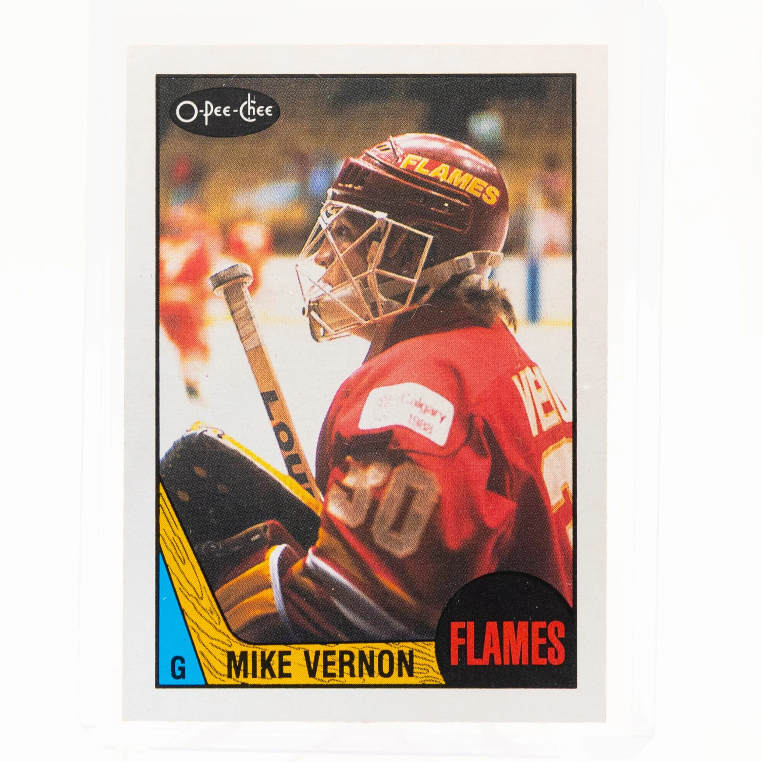 Mike Vernon 1987 O-Pee-Chee 